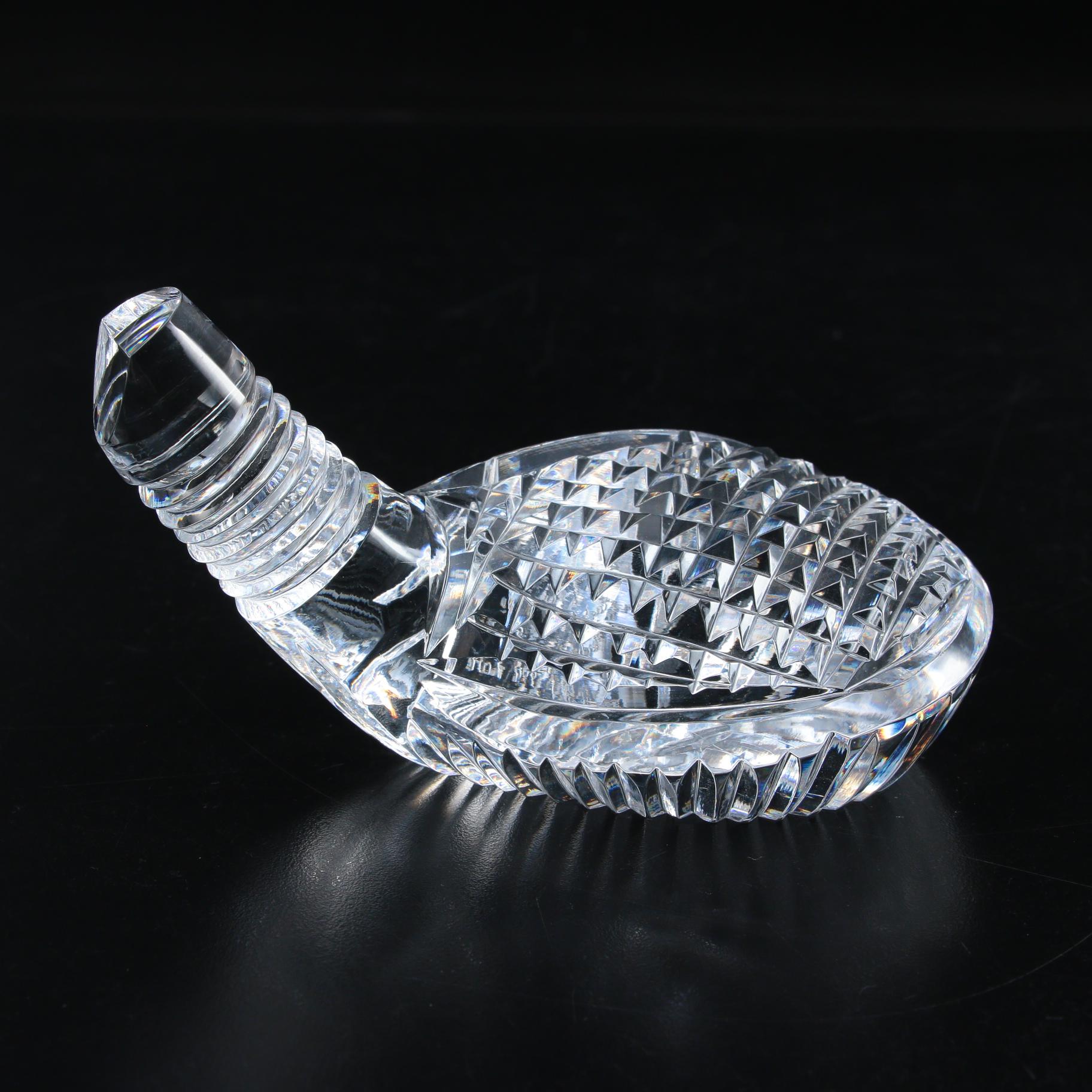 Waterford Crystal "Golf Club Head" Paperweight