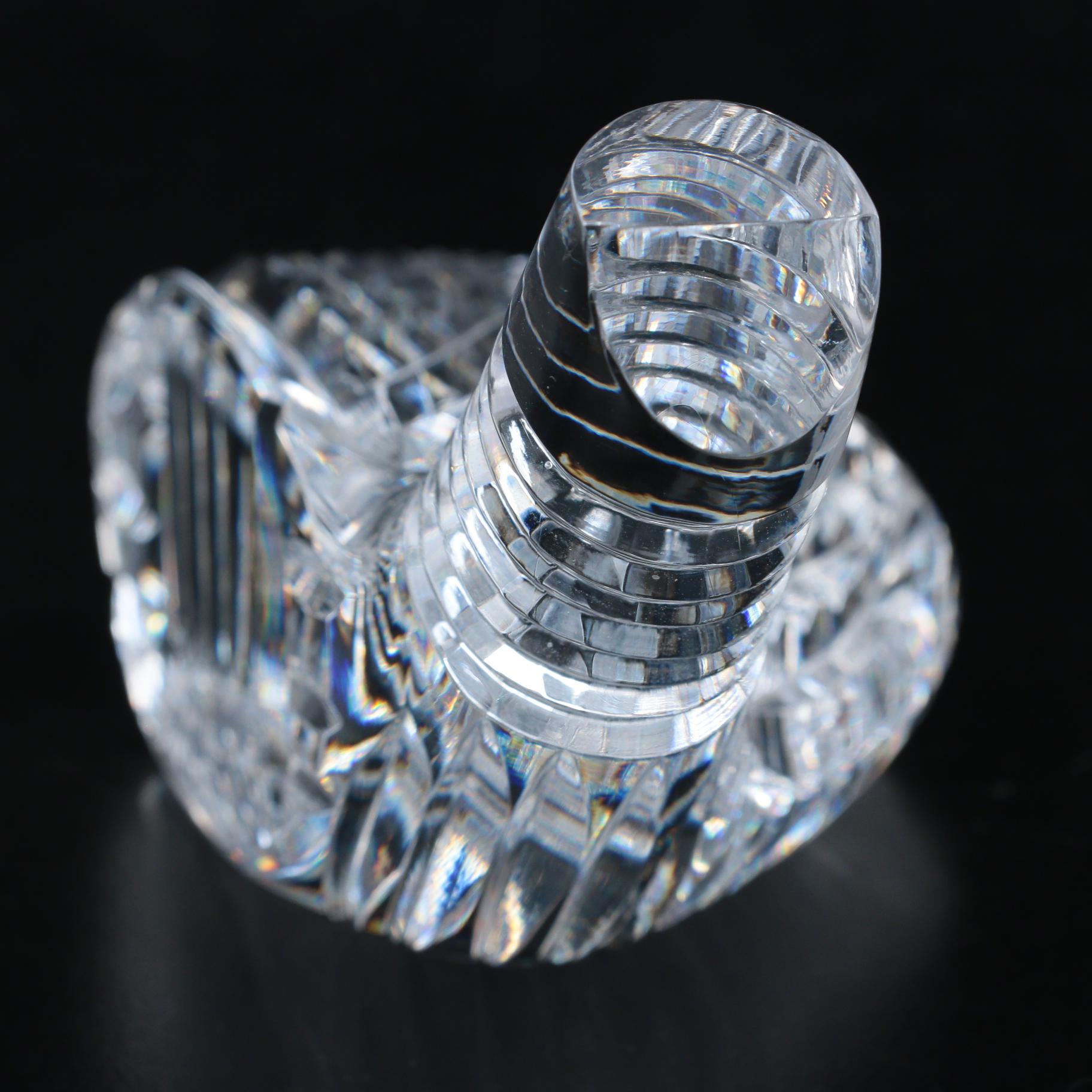 Waterford Crystal "Golf Club Head" Paperweight
