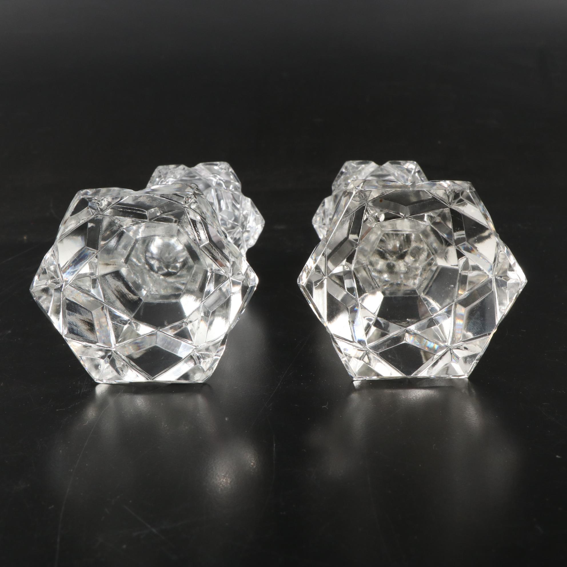 Royal Gallery Collections Lead Crystal Shelby Vase and Other Cut Glass Tableware