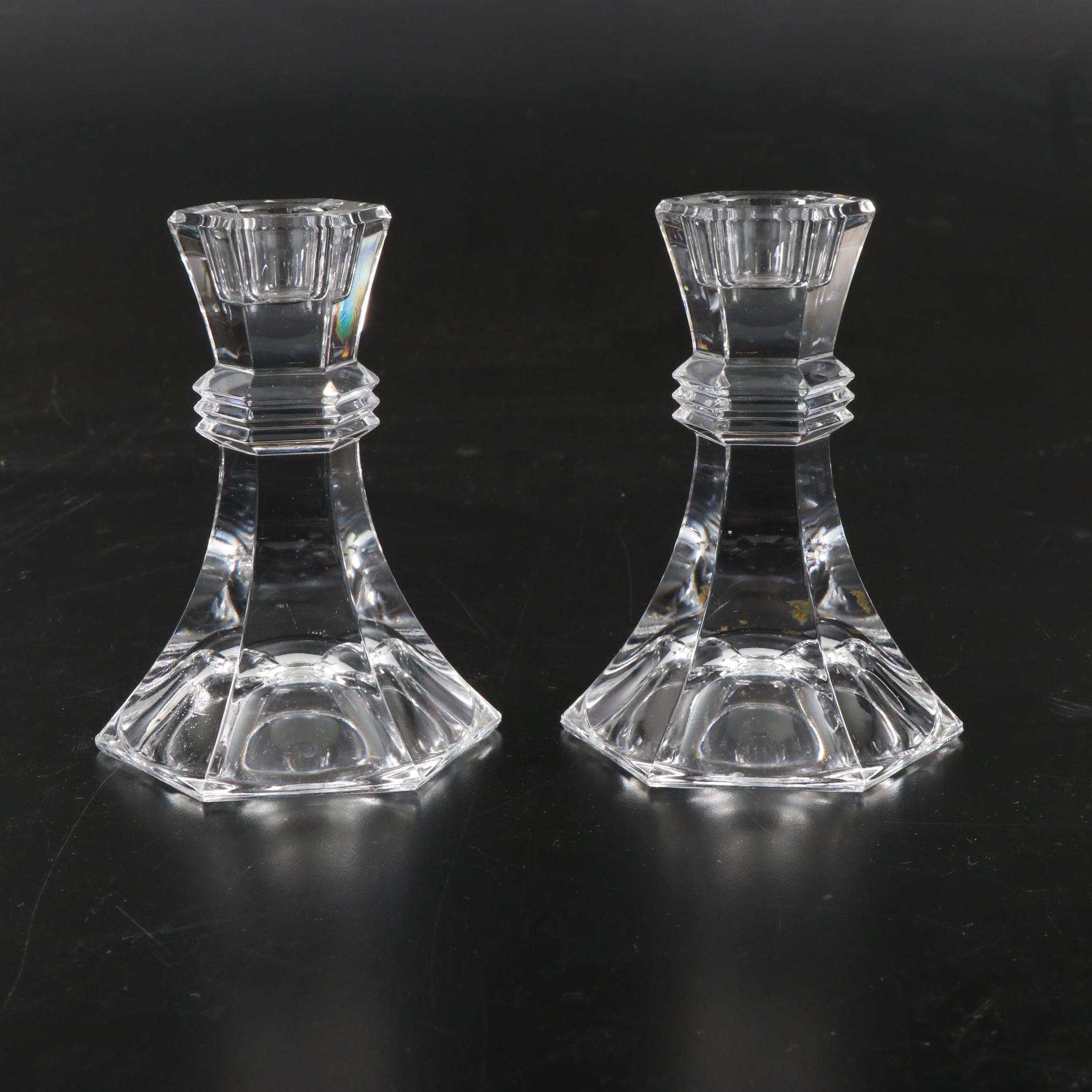 Royal Gallery Collections Lead Crystal Shelby Vase and Other Cut Glass Tableware