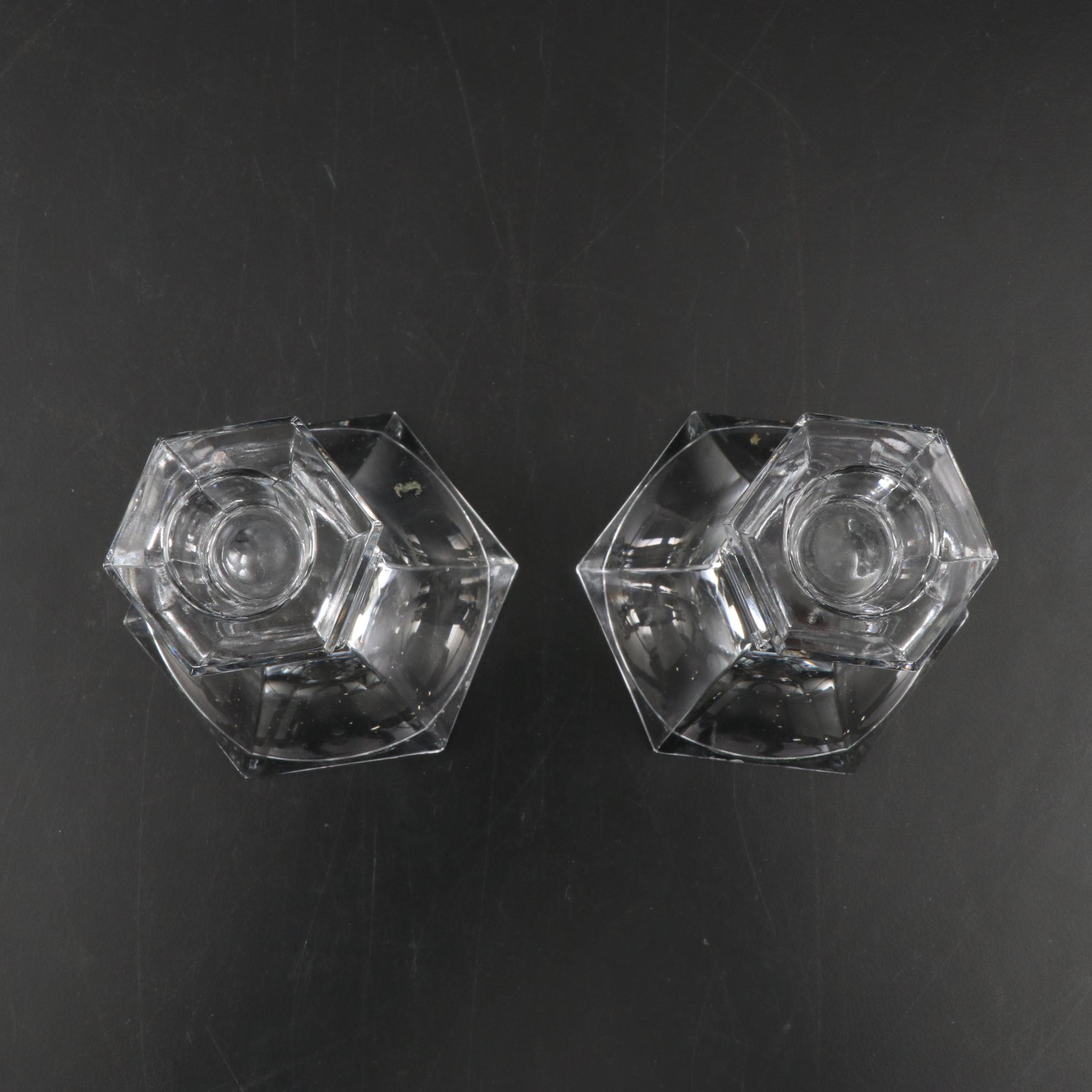 Royal Gallery Collections Lead Crystal Shelby Vase and Other Cut Glass Tableware