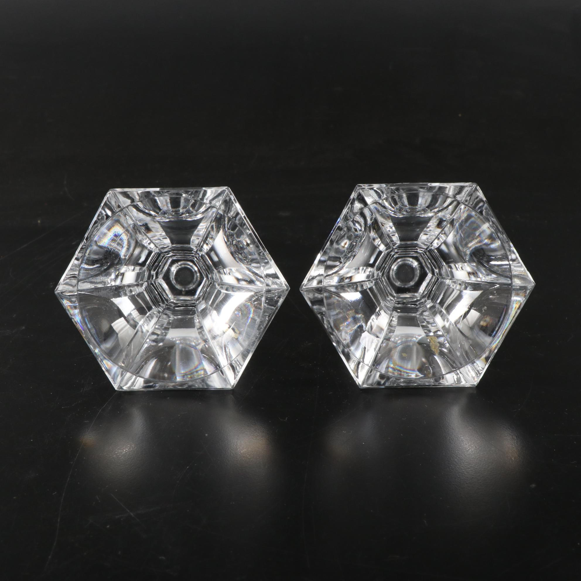 Royal Gallery Collections Lead Crystal Shelby Vase and Other Cut Glass Tableware