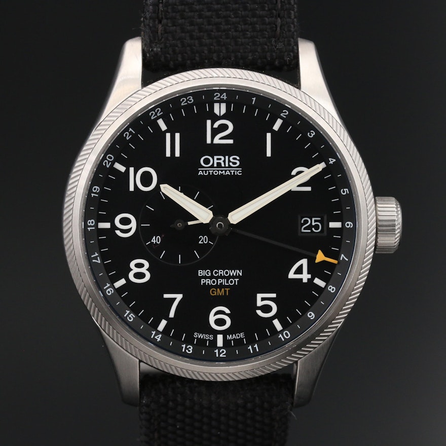 Oris Big Crown Pro Pilot GMT Stainless Steel Automatic Wristwatch