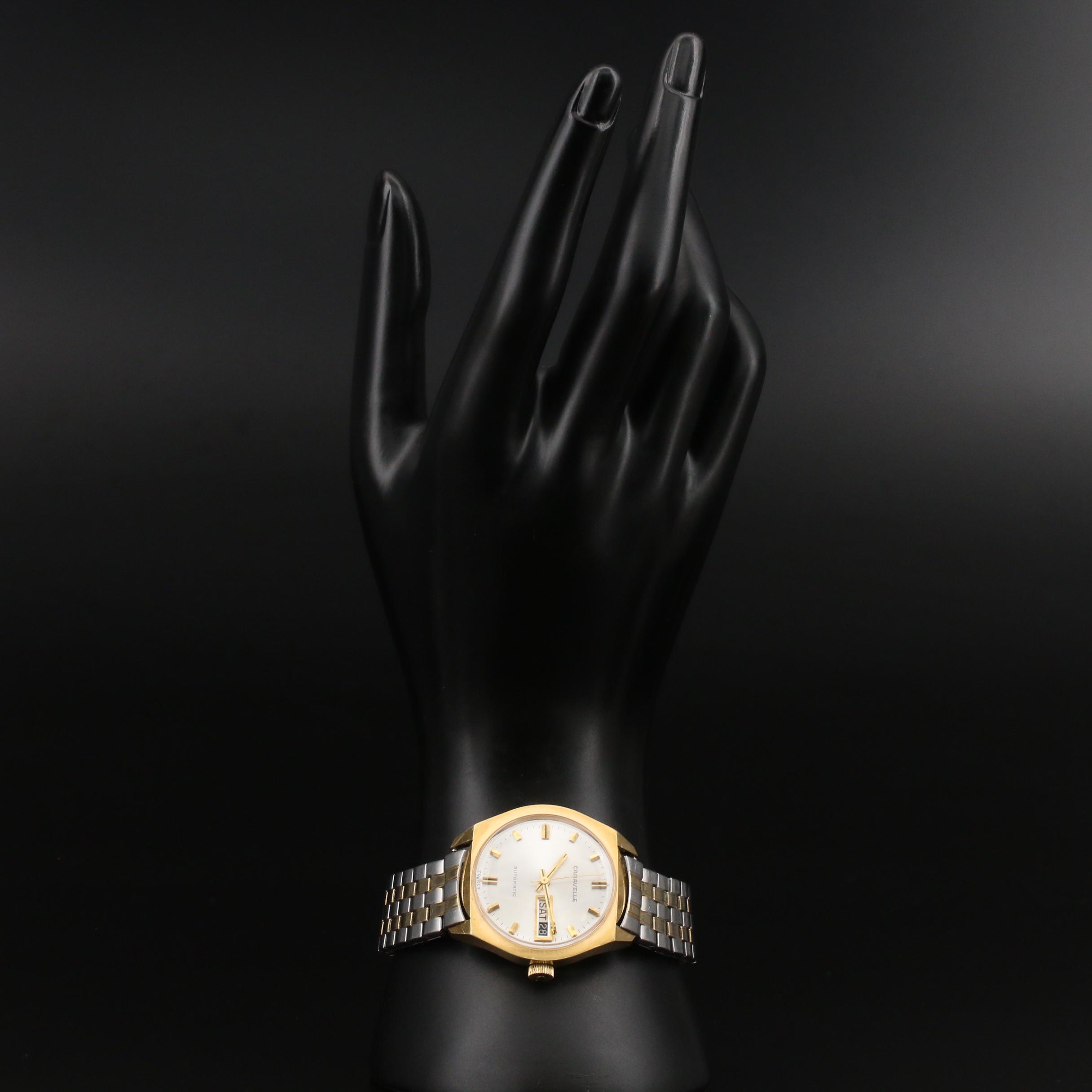 1958 Caravelle Day-Date Gold Tone Automatic Watch