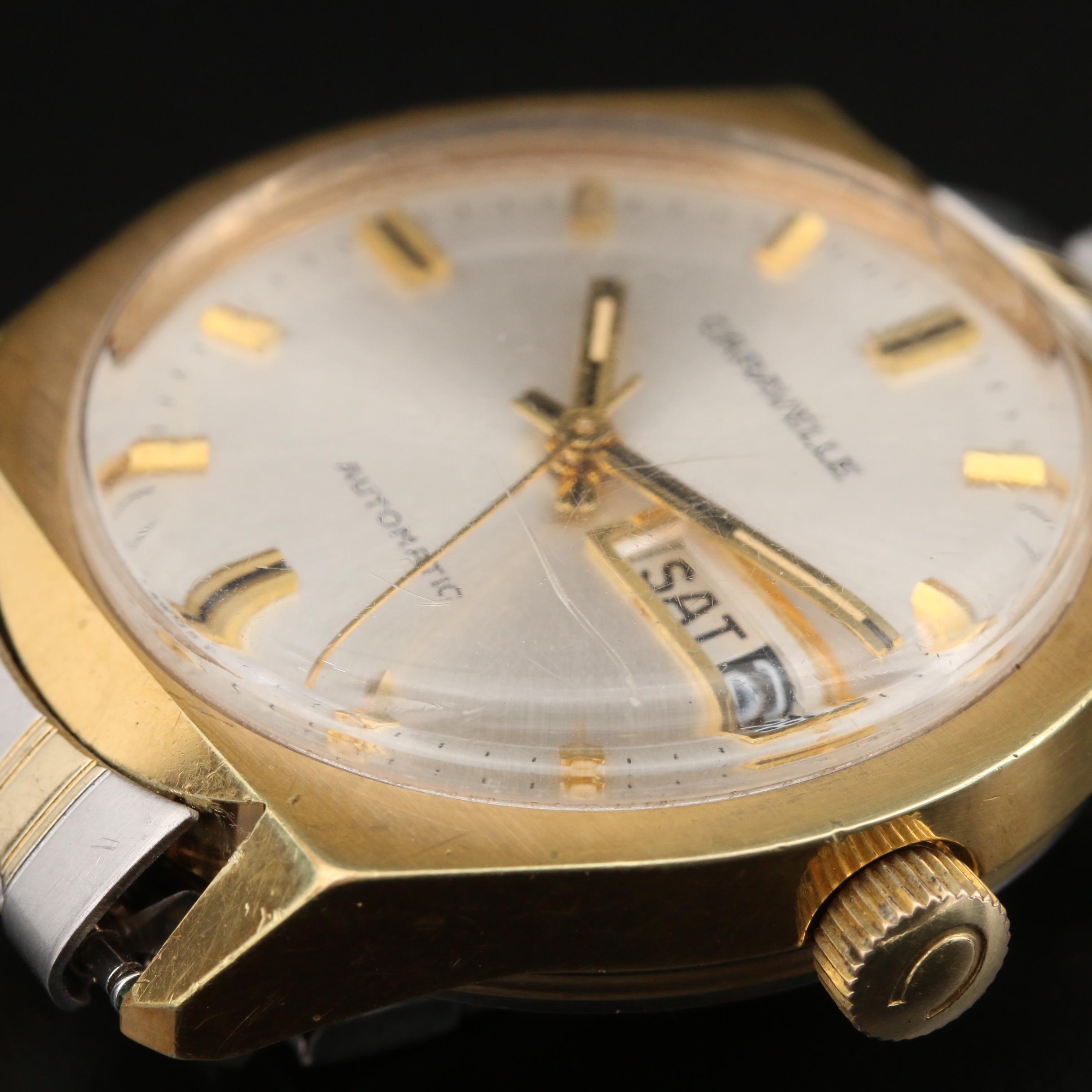 1958 Caravelle Day-Date Gold Tone Automatic Watch