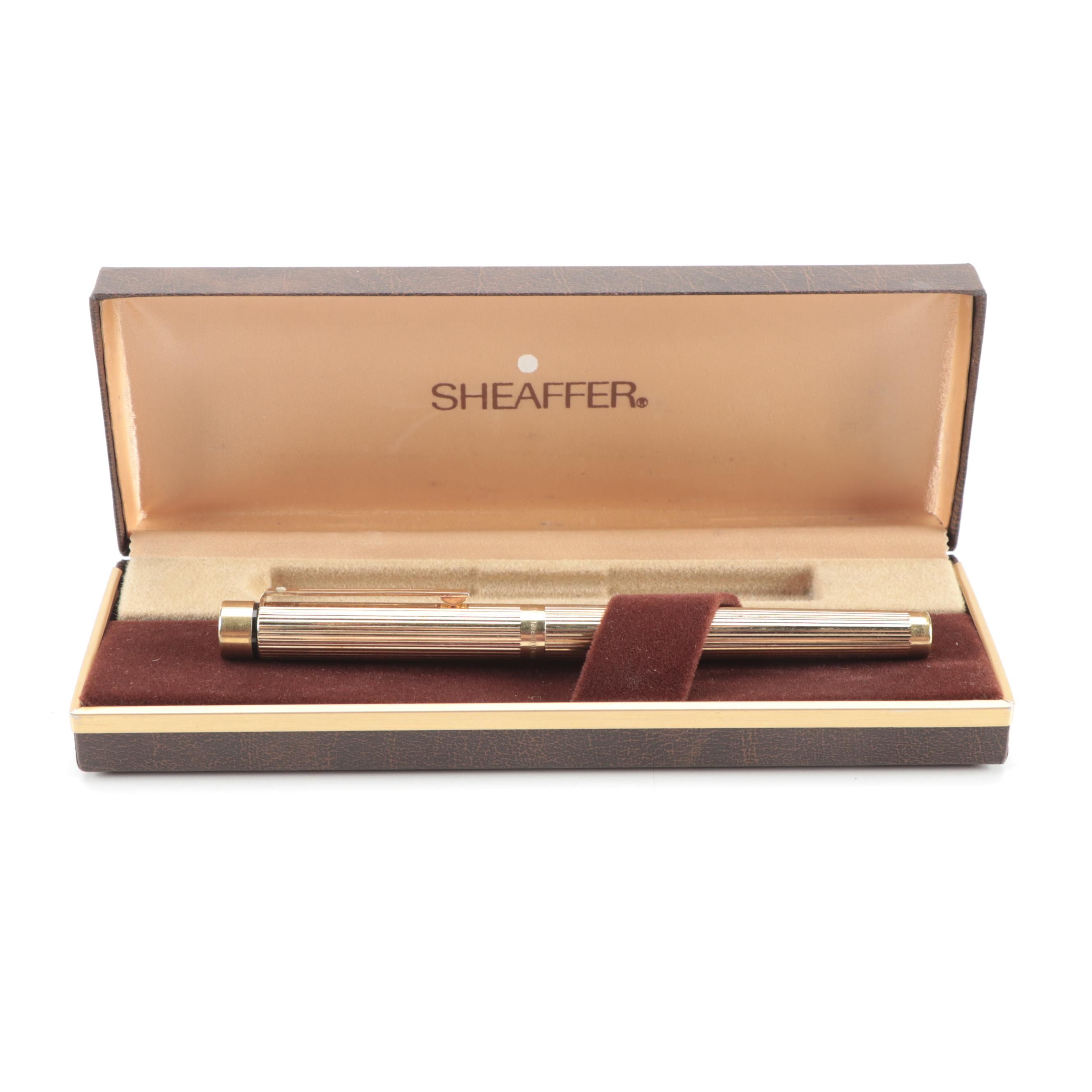 Sheaffer "Targa" Gold Plate Rollerball Pen