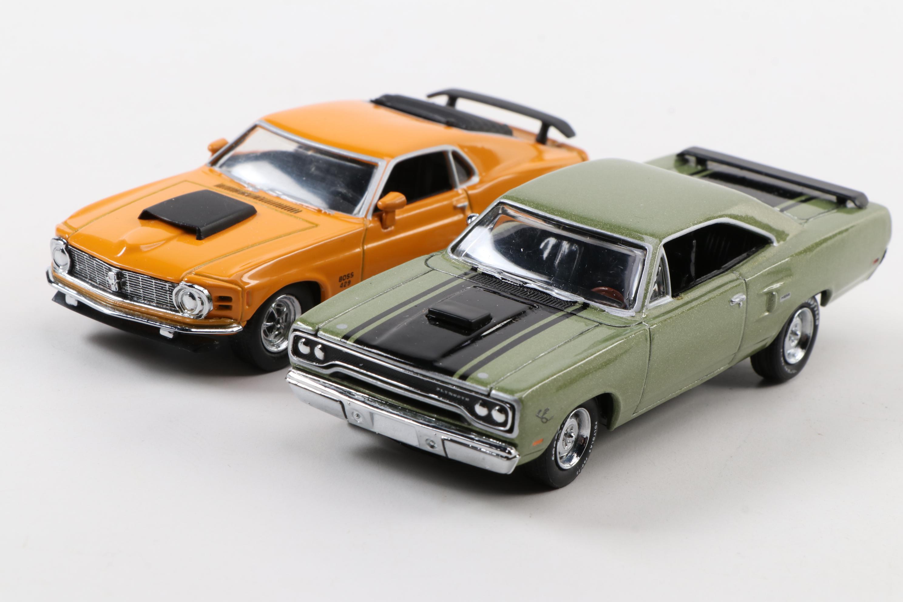 Matchbox Muscle Machines Collection Including Corvette, Roadrunner, Cuda