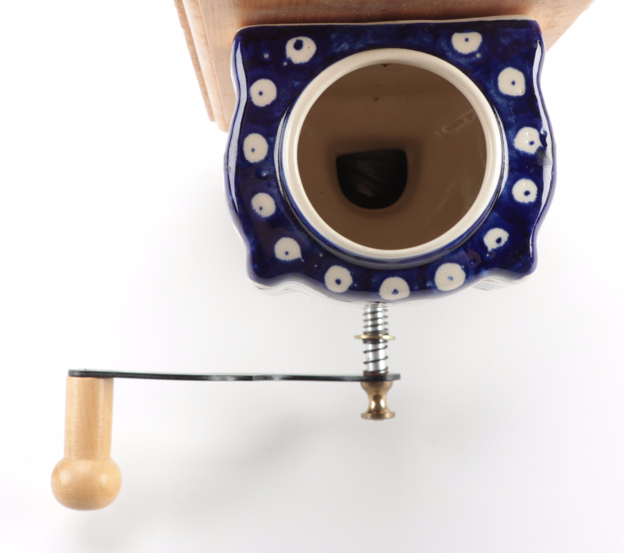 German Ceramic Wall-Mounted "Kaffee" Coffee Grinder