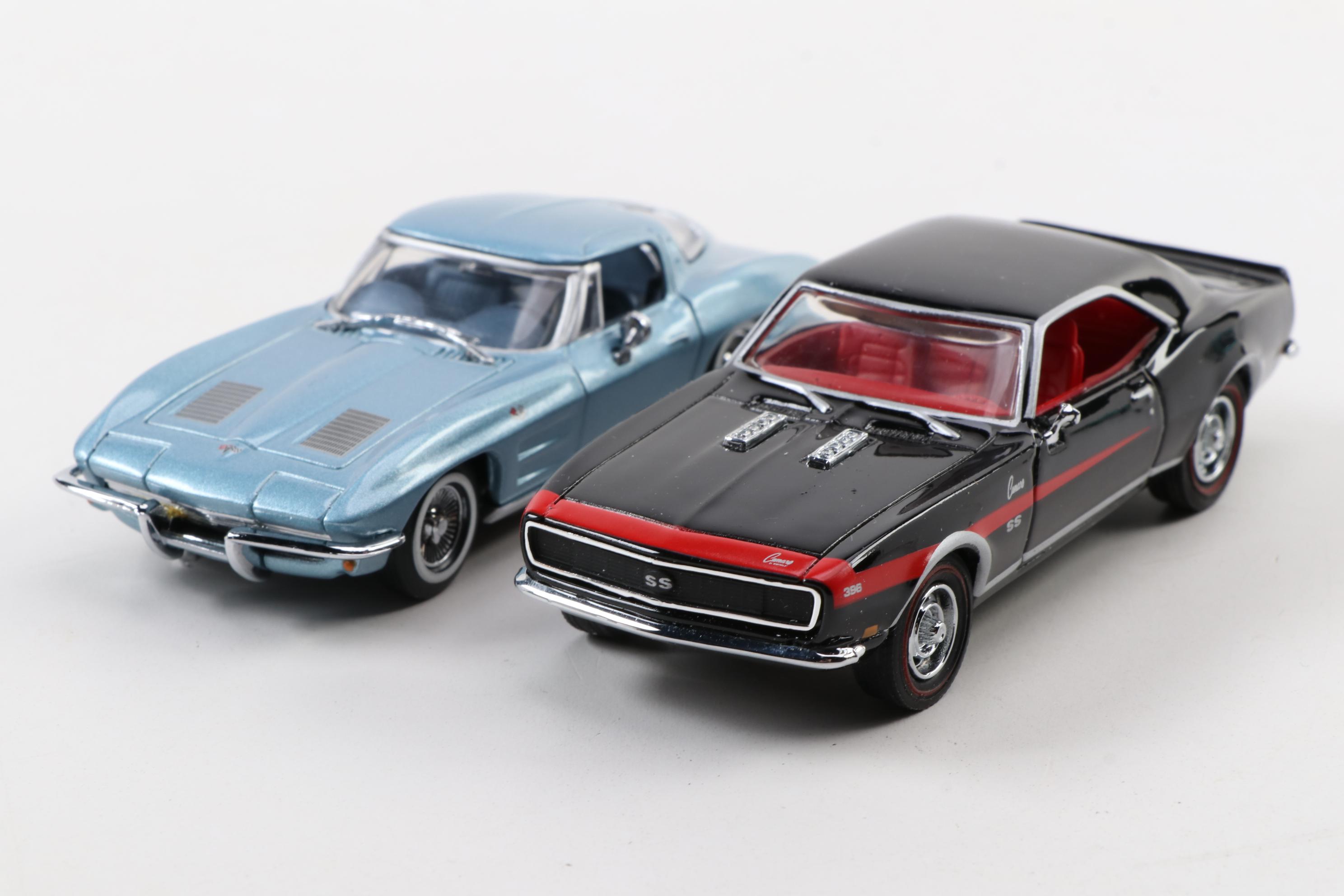 Matchbox Muscle Machines Collection Including Corvette, Roadrunner, Cuda