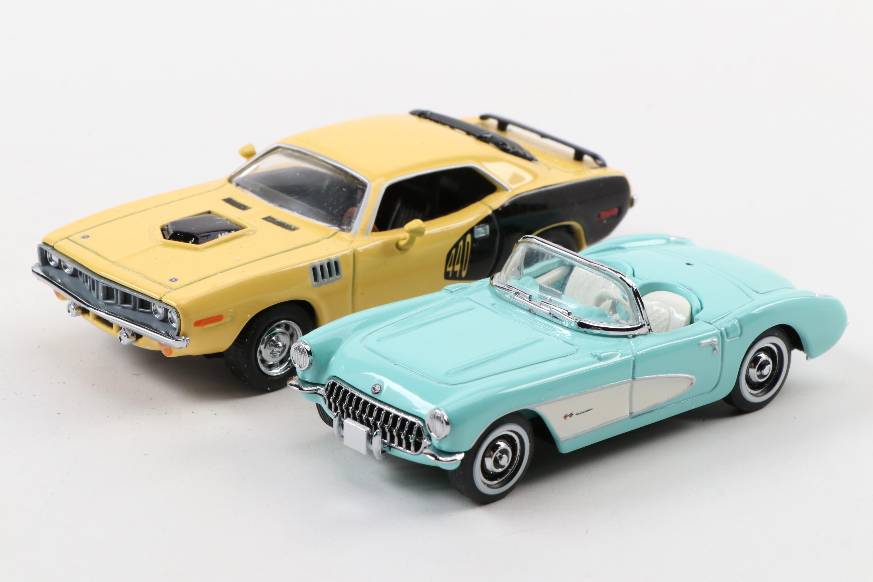 Matchbox Muscle Machines Collection Including Corvette, Roadrunner, Cuda