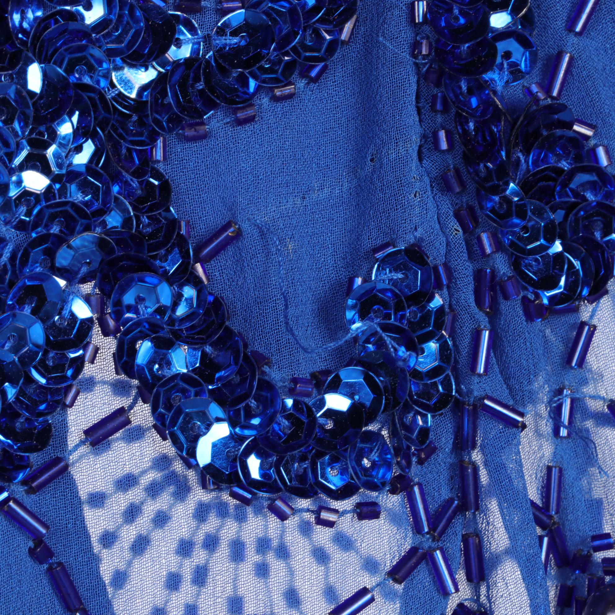 Lillie Rubin and Other Silk Embellished Evening Dresses with Oleg Cassini Shirt