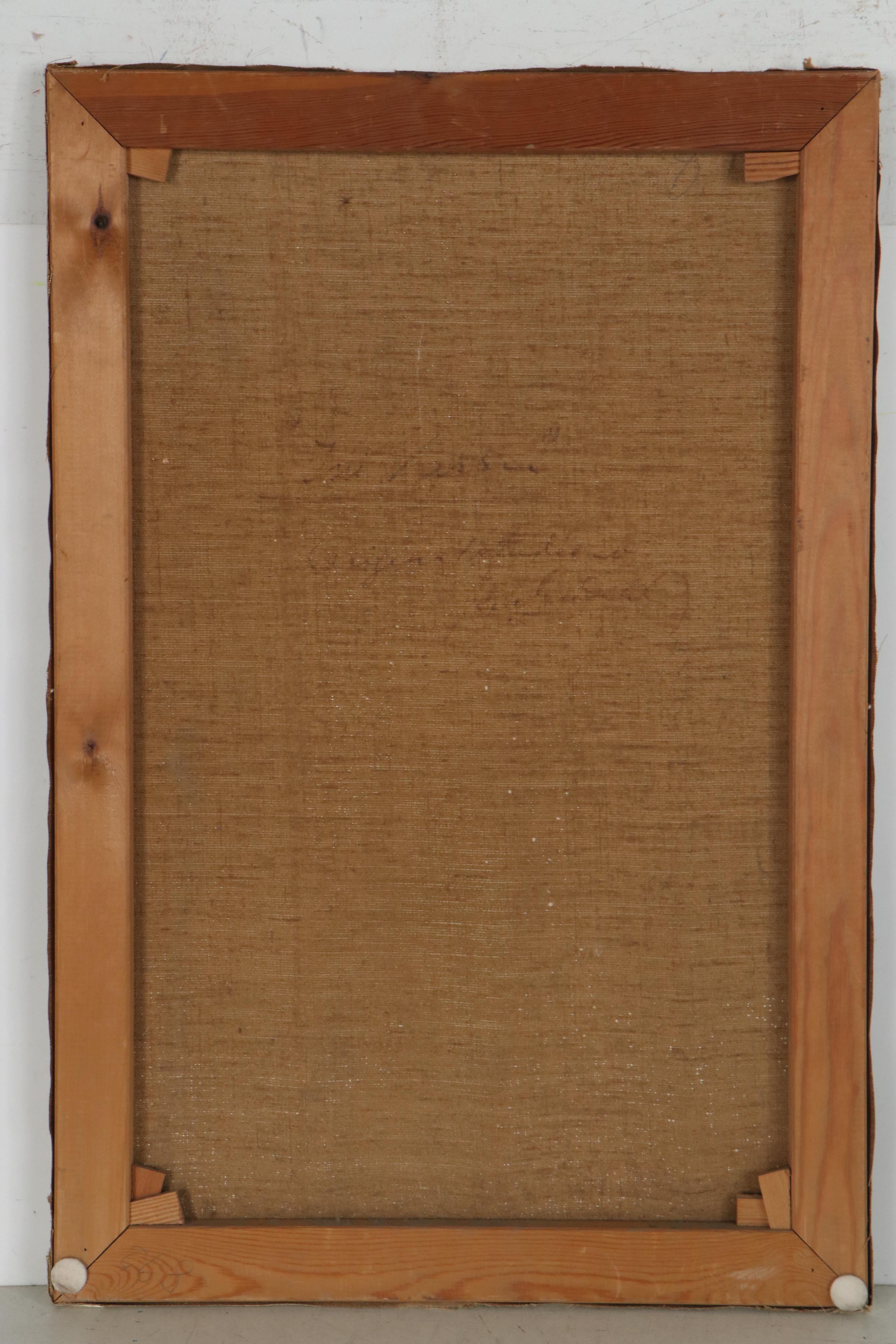 Sten Ekendahl Oil Painting of Reclining Nude, Mid-20th Century