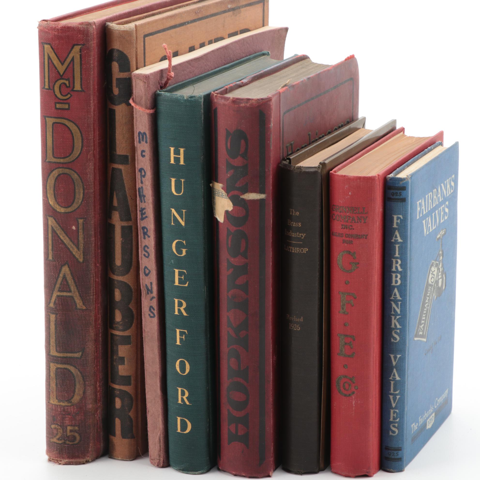 "The Brass Industry" by William Lathrop and More Engineering Books and Catalogs