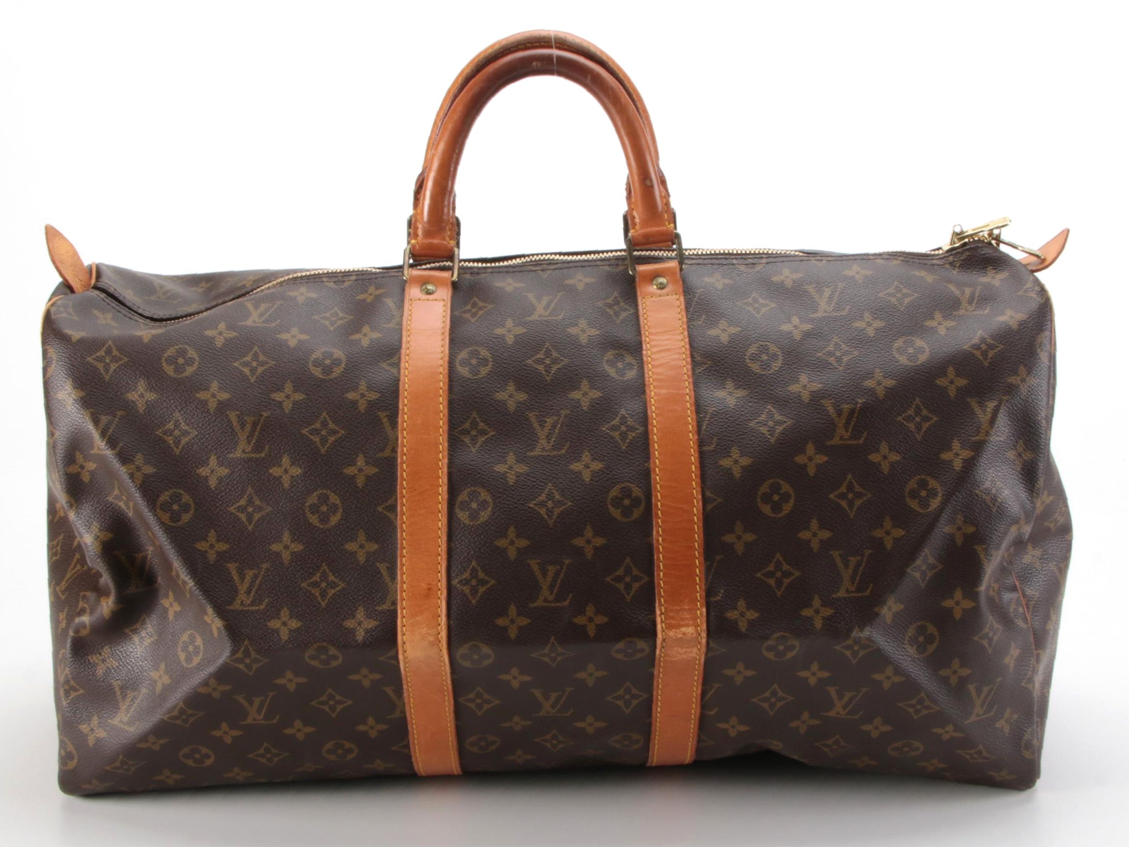 Louis Vuitton Malletier Keepall 55 Travel Bag in Monogram Canvas