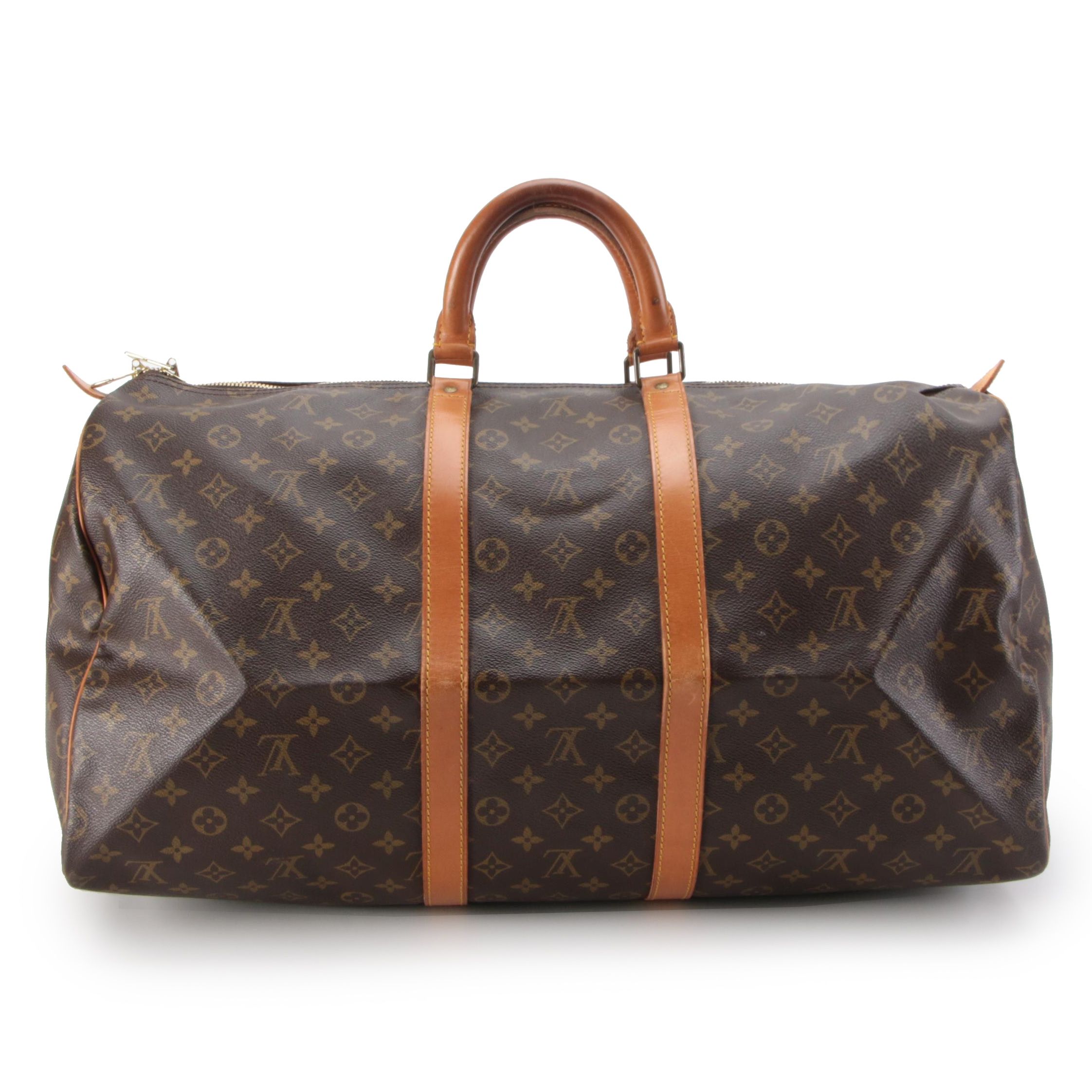 Louis Vuitton Malletier Keepall 55 Travel Bag in Monogram Canvas