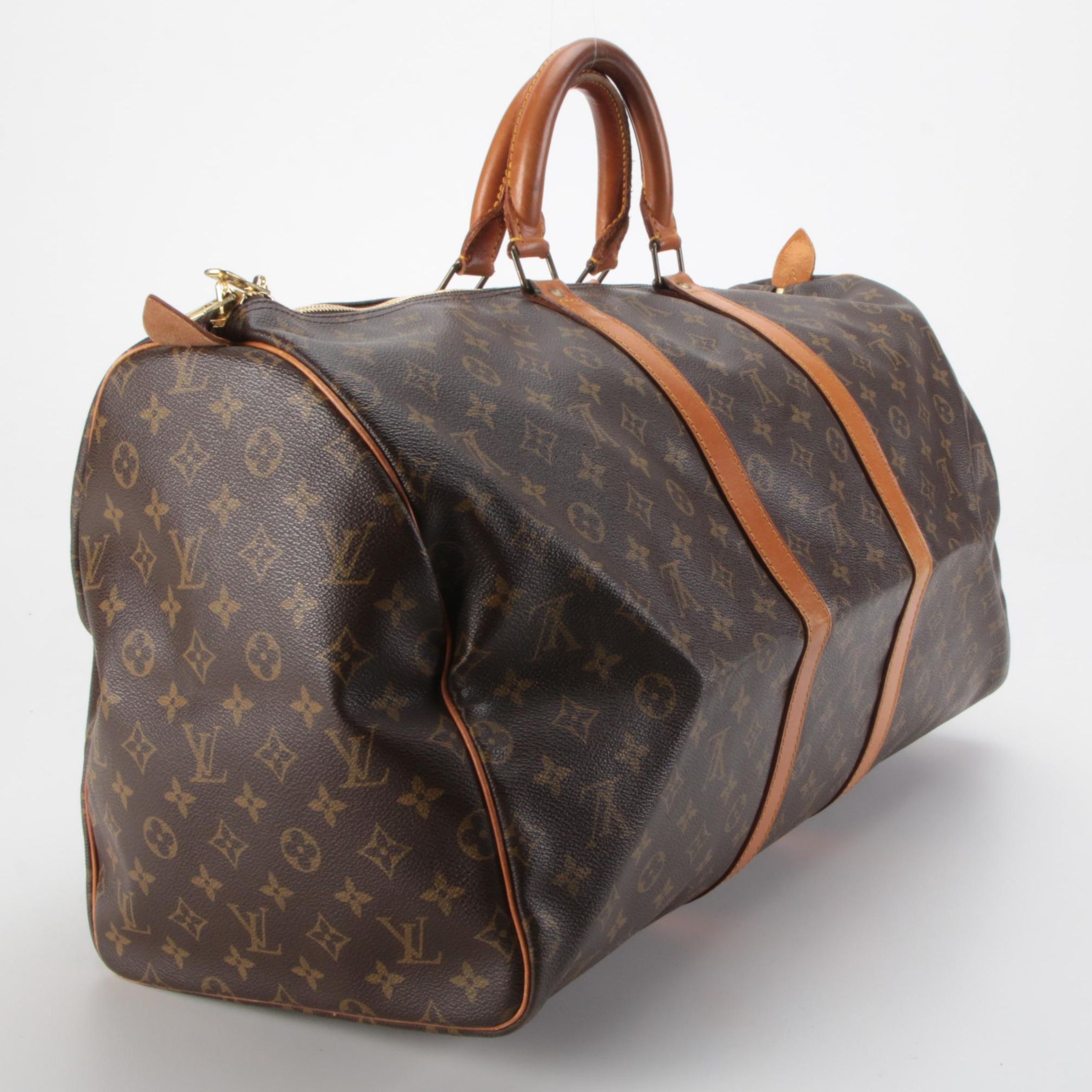 Louis Vuitton Malletier Keepall 55 Travel Bag in Monogram Canvas