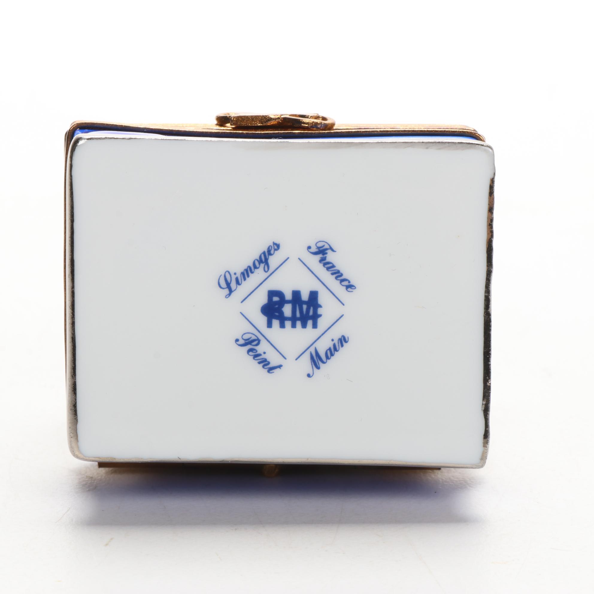 Hand-Painted Slot Machine Porcelain Limoges Box