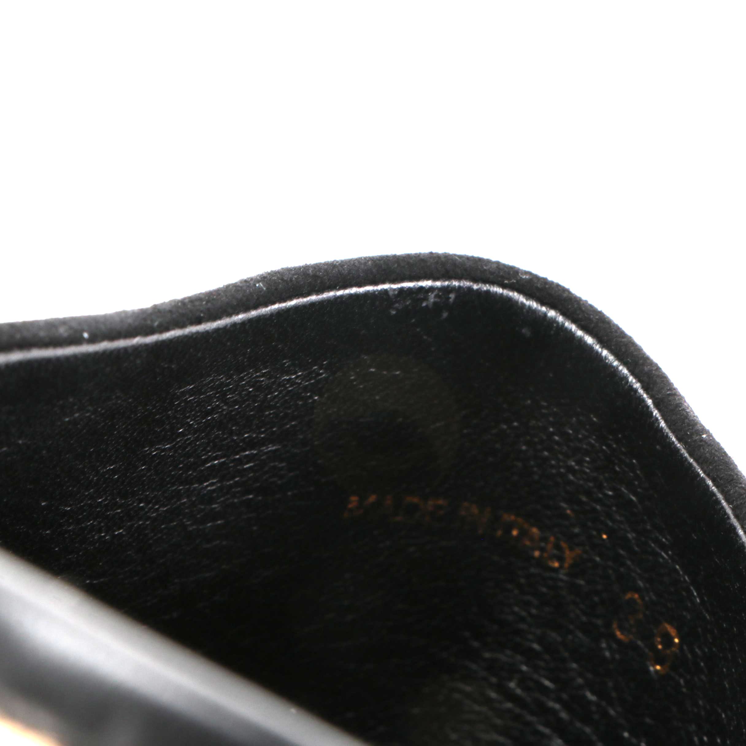 Prada Black Suede Espadrille Mule Wedges with Box