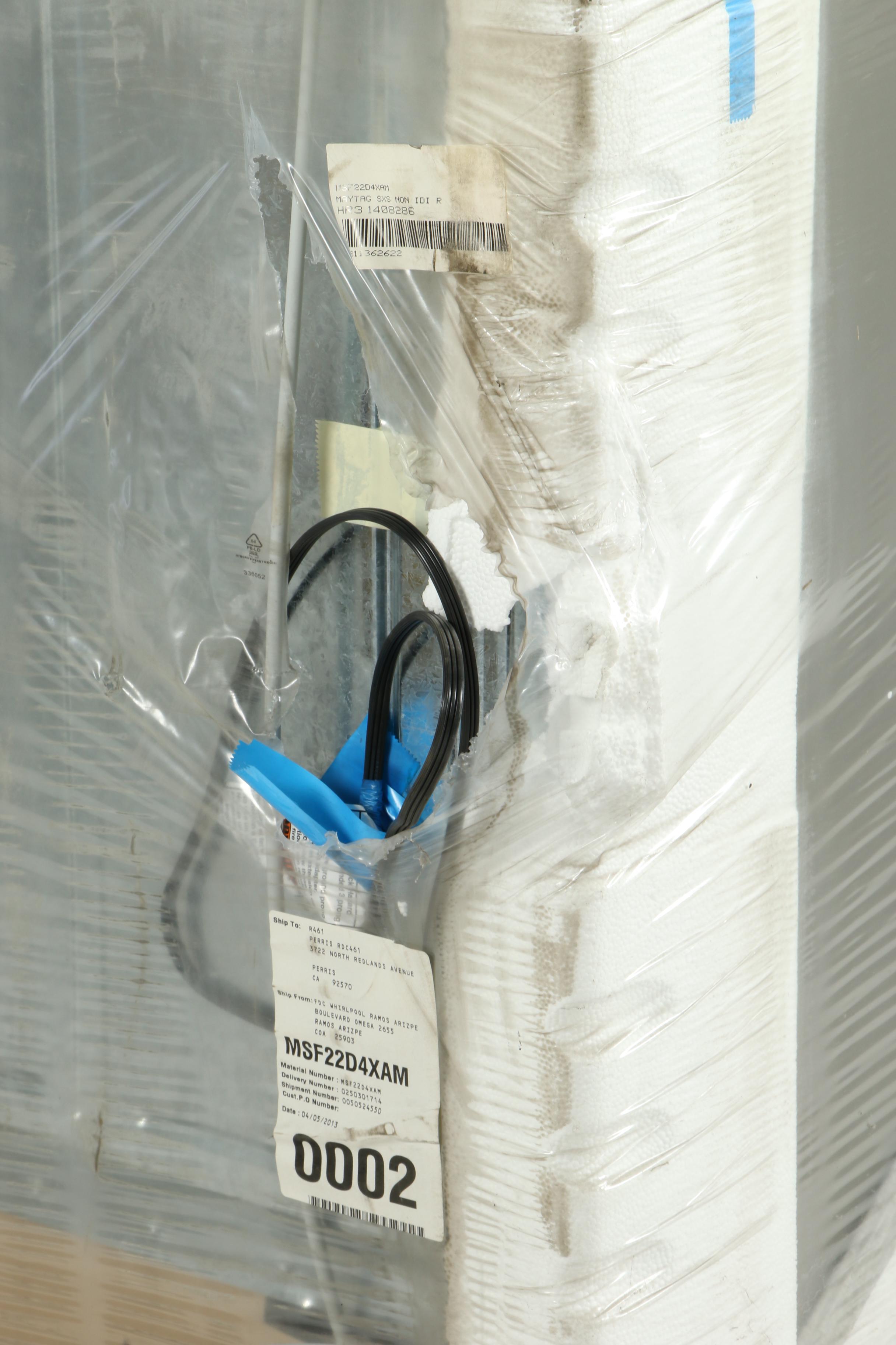 Maytag Stainless Steel 22 Cu. Ft. Side-by-Side Refrigerator