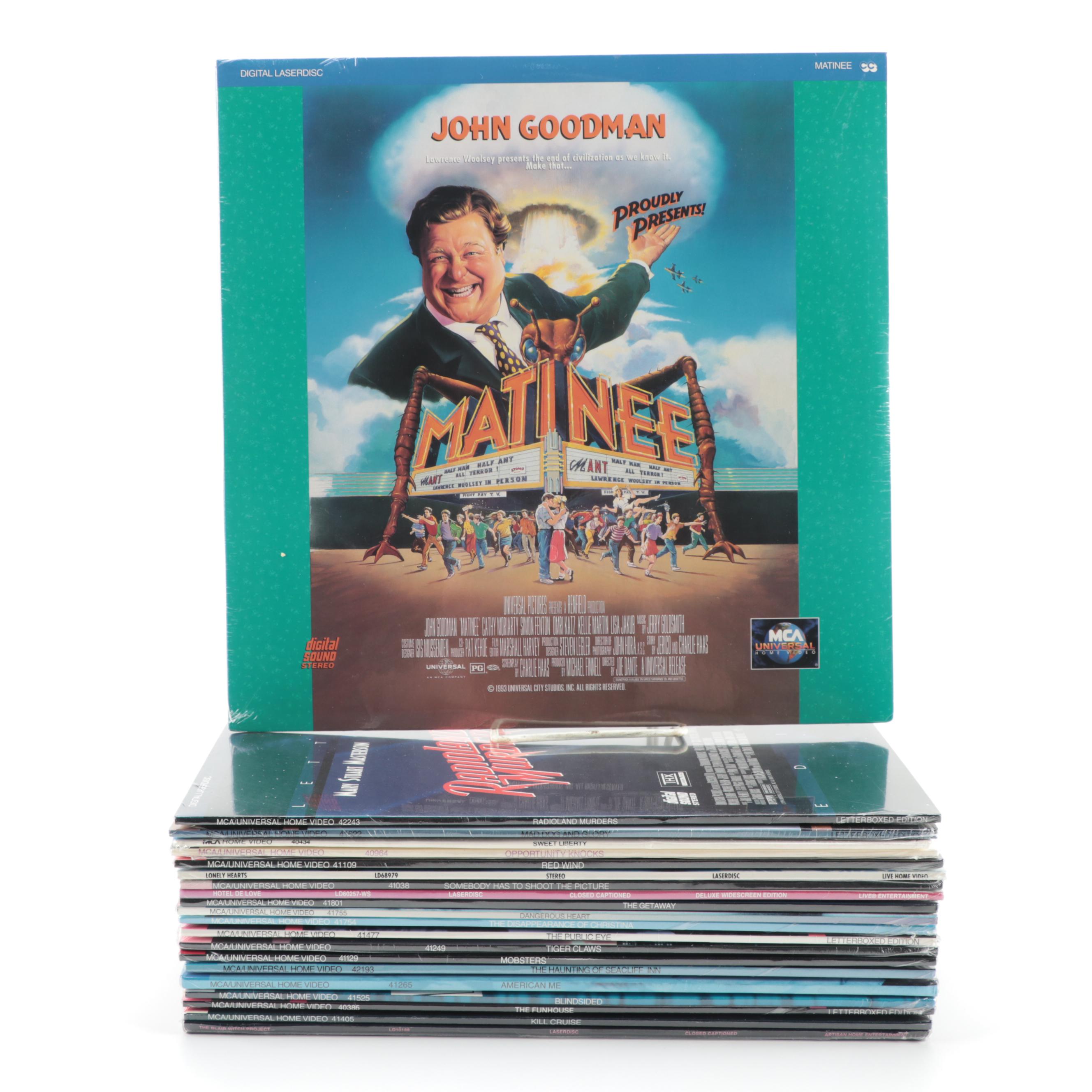 Laser Video Discs "The Blair Witch Project", "Mobsters" ,"The Getaway" and More