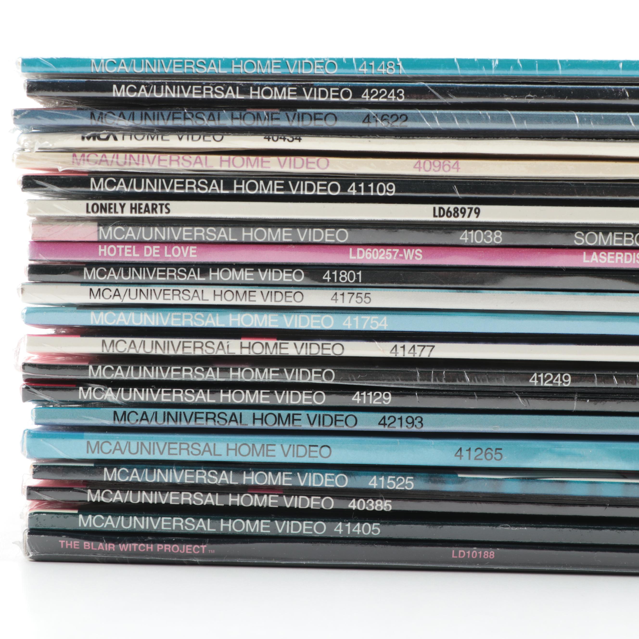 Laser Video Discs "The Blair Witch Project", "Mobsters" ,"The Getaway" and More