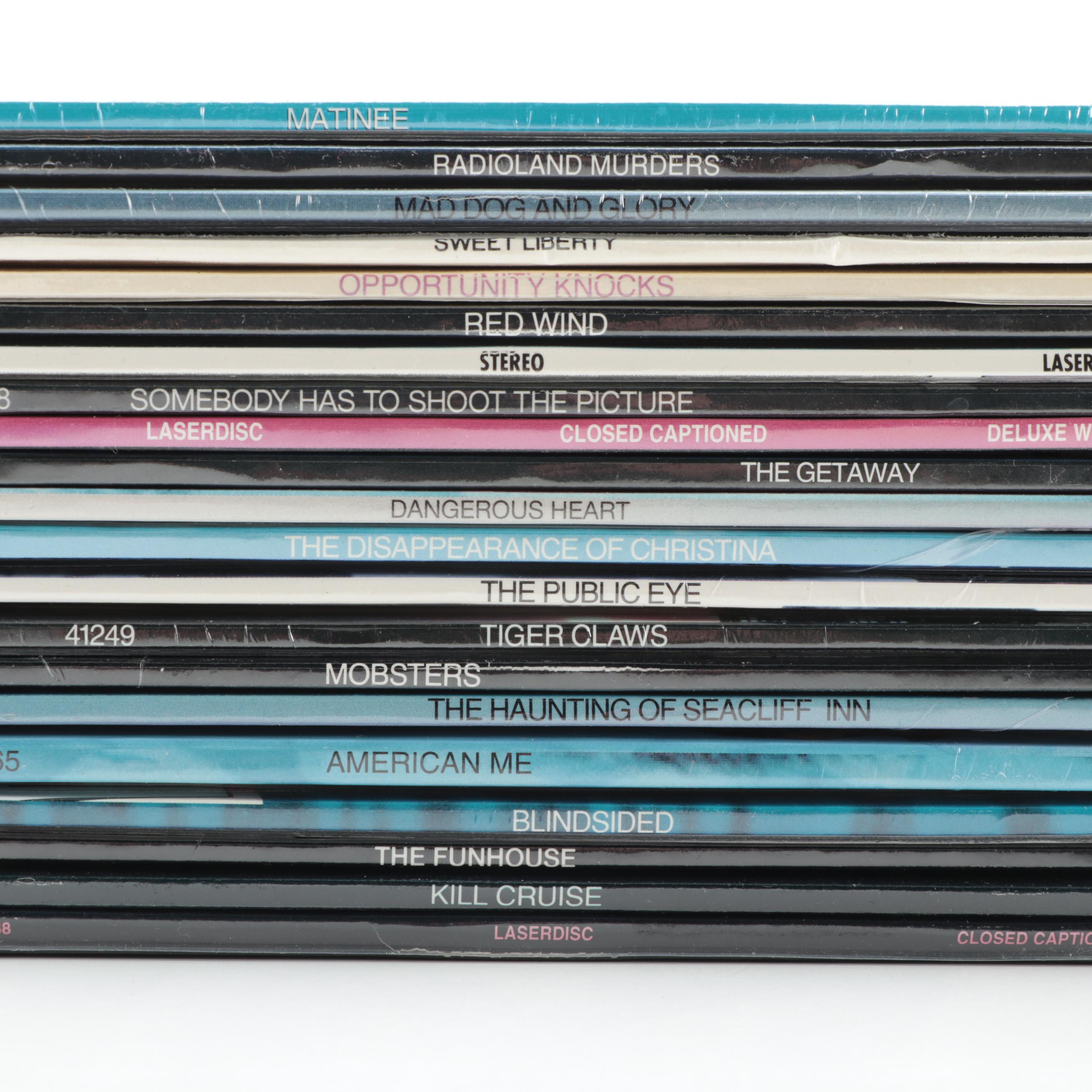 Laser Video Discs "The Blair Witch Project", "Mobsters" ,"The Getaway" and More