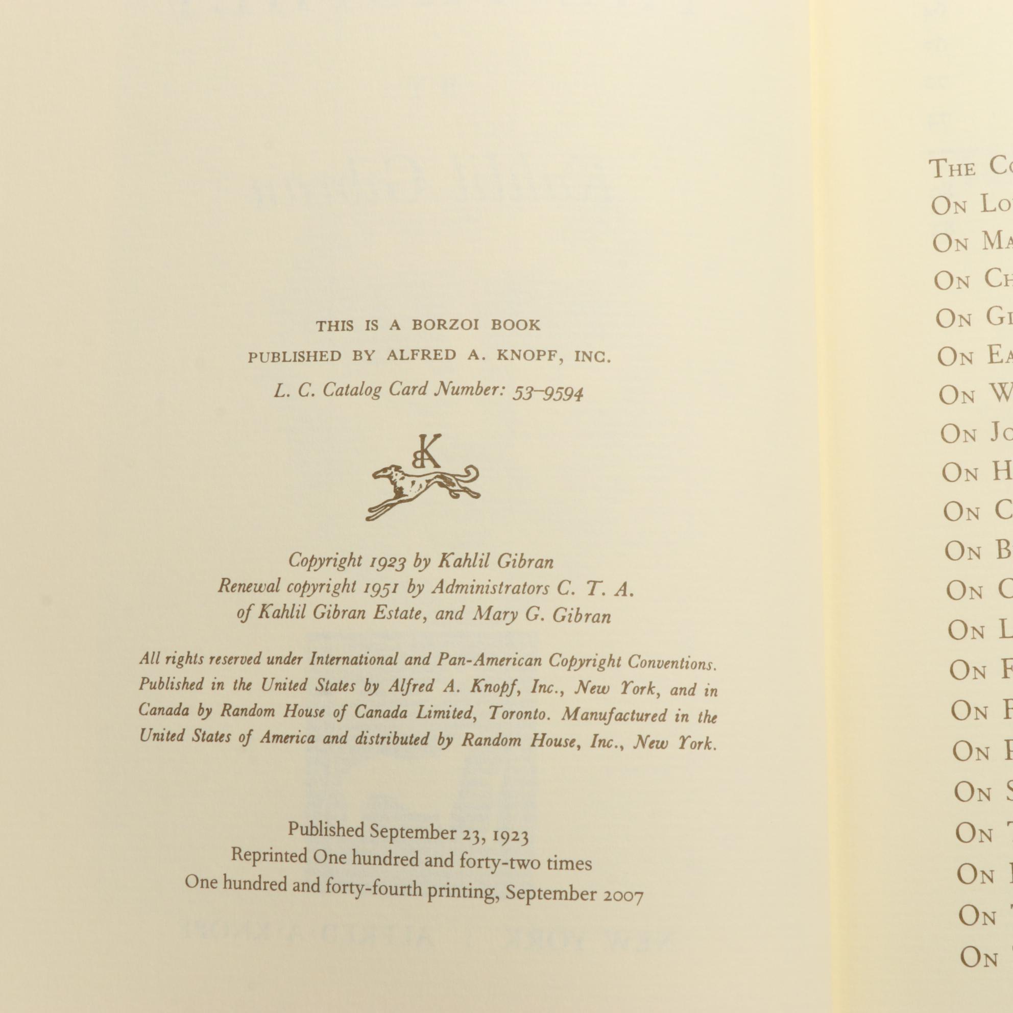 Kahlil Gibran Poetry Books with Italian Terre d'Umbria Baking Dish and Figurine