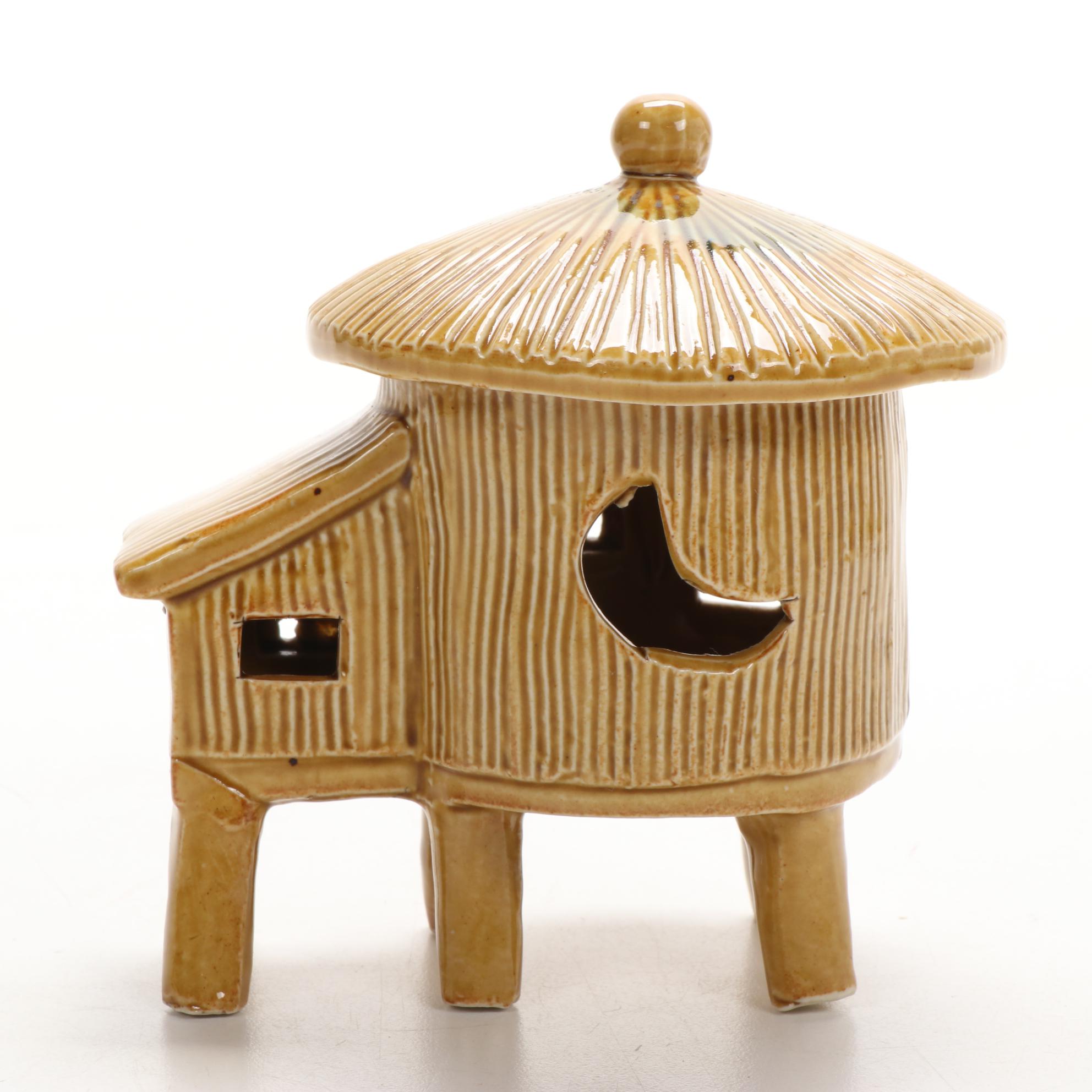 Kahlil Gibran Poetry Books with Italian Terre d'Umbria Baking Dish and Figurine