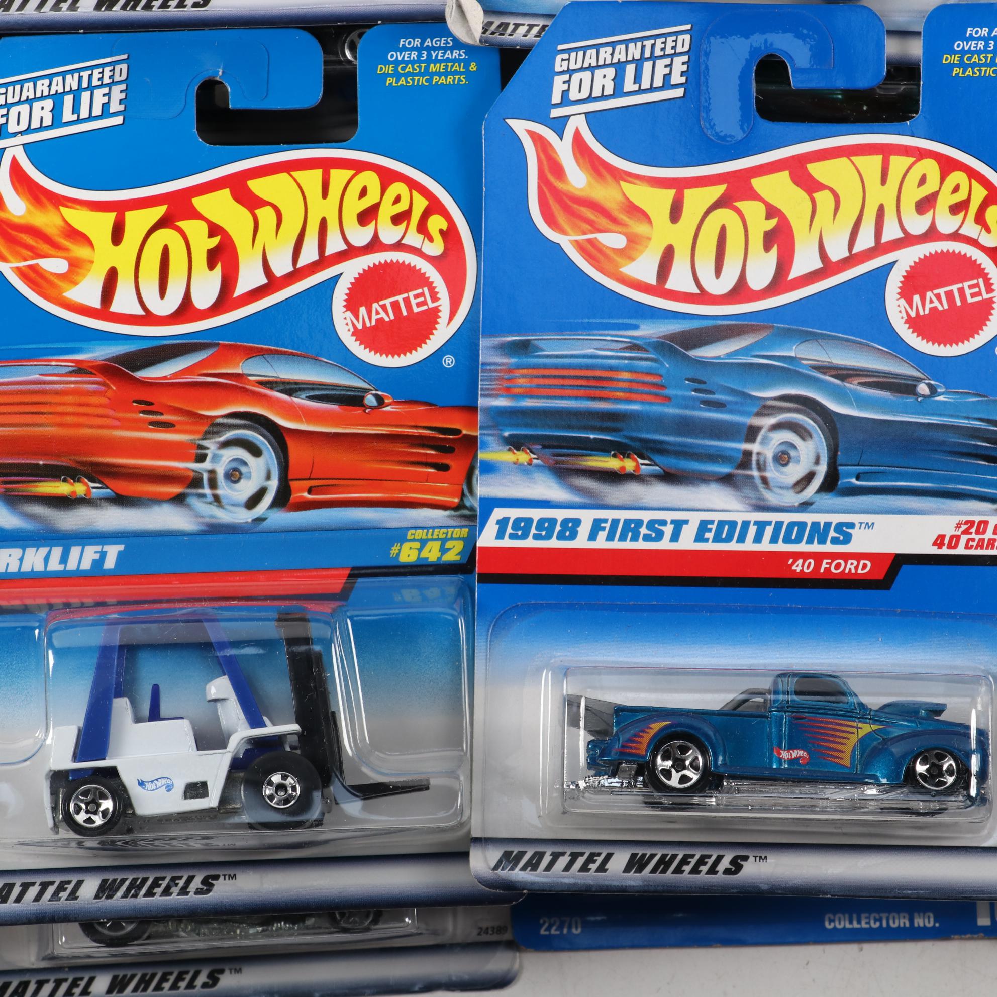 Mattel Hot Wheels Diecast Model Cars in Original Packaging