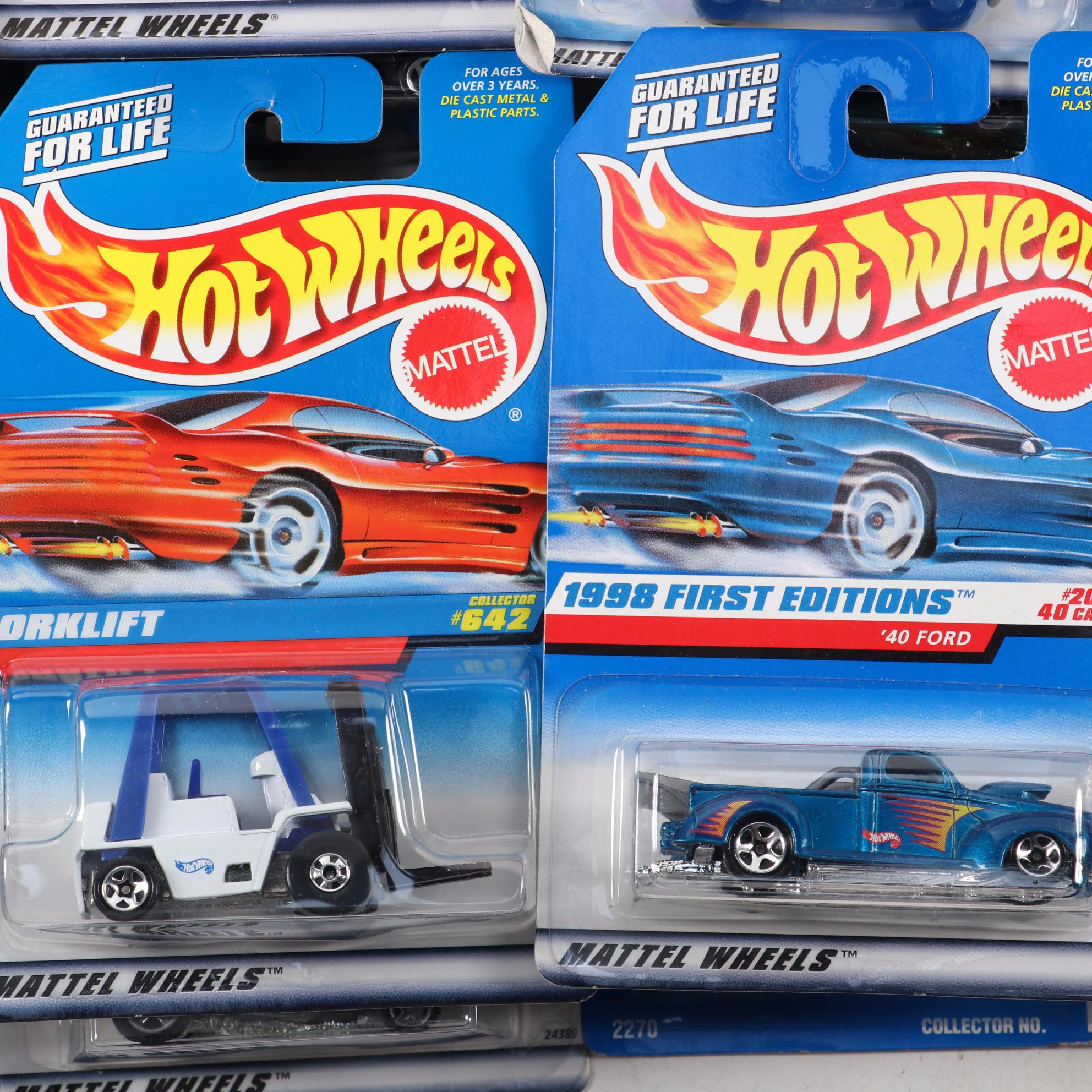 Mattel Hot Wheels Diecast Model Cars in Original Packaging