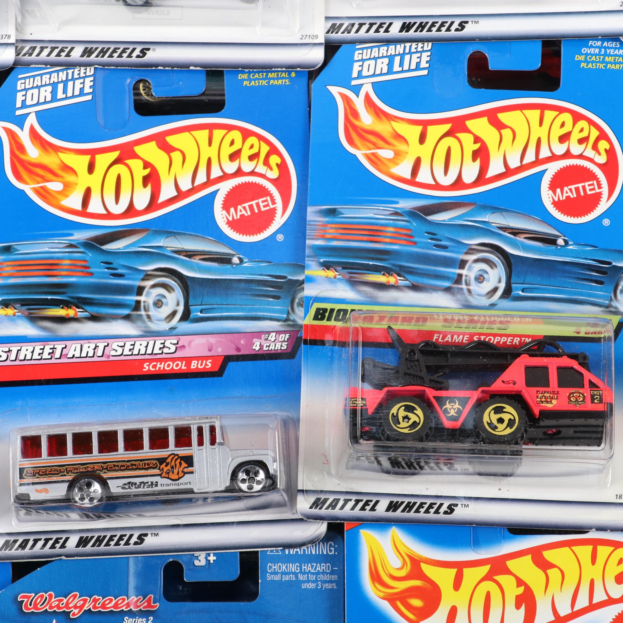 Mattel Hot Wheels Diecast Model Cars in Original Packaging