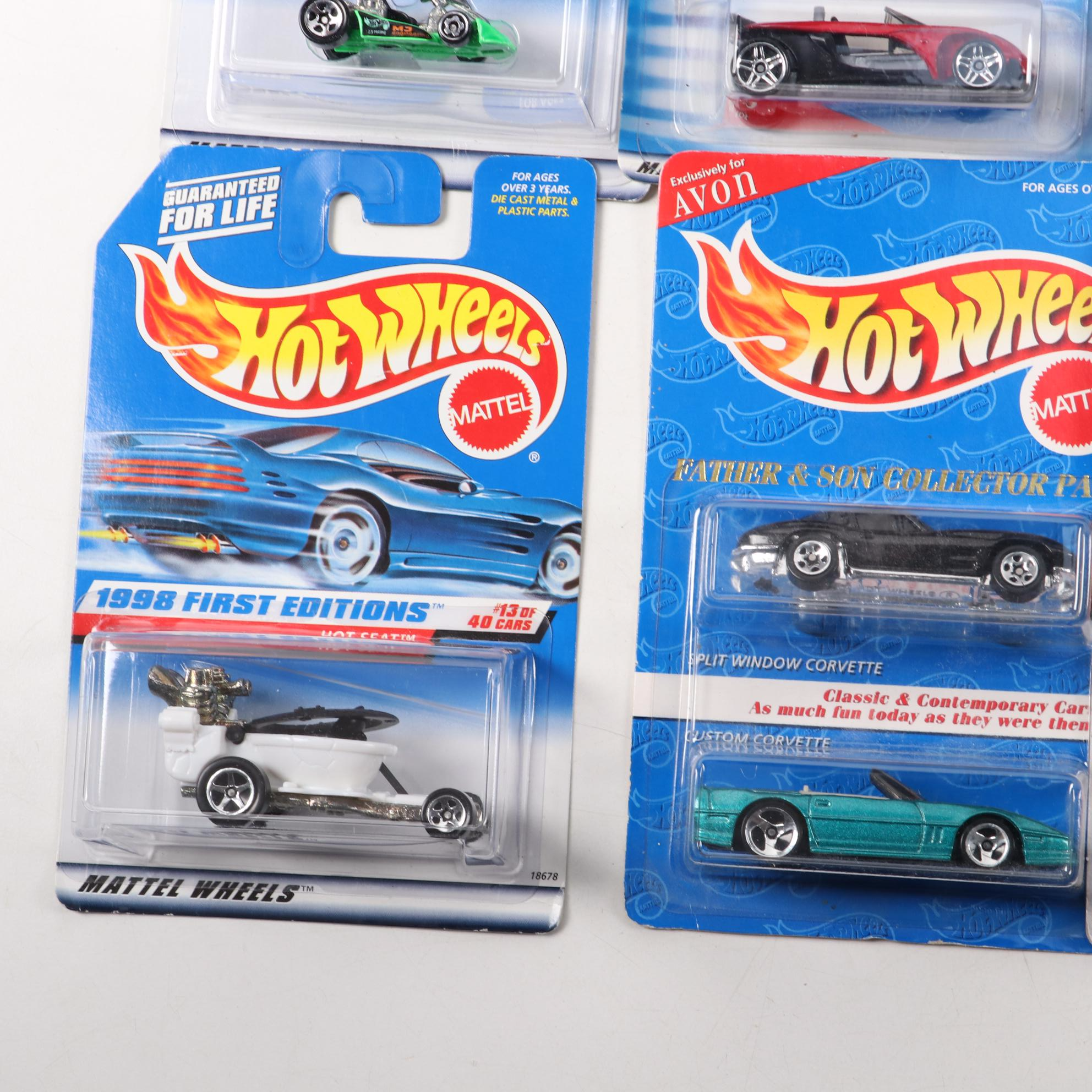 Mattel Hot Wheels Diecast Model Cars in Original Packaging