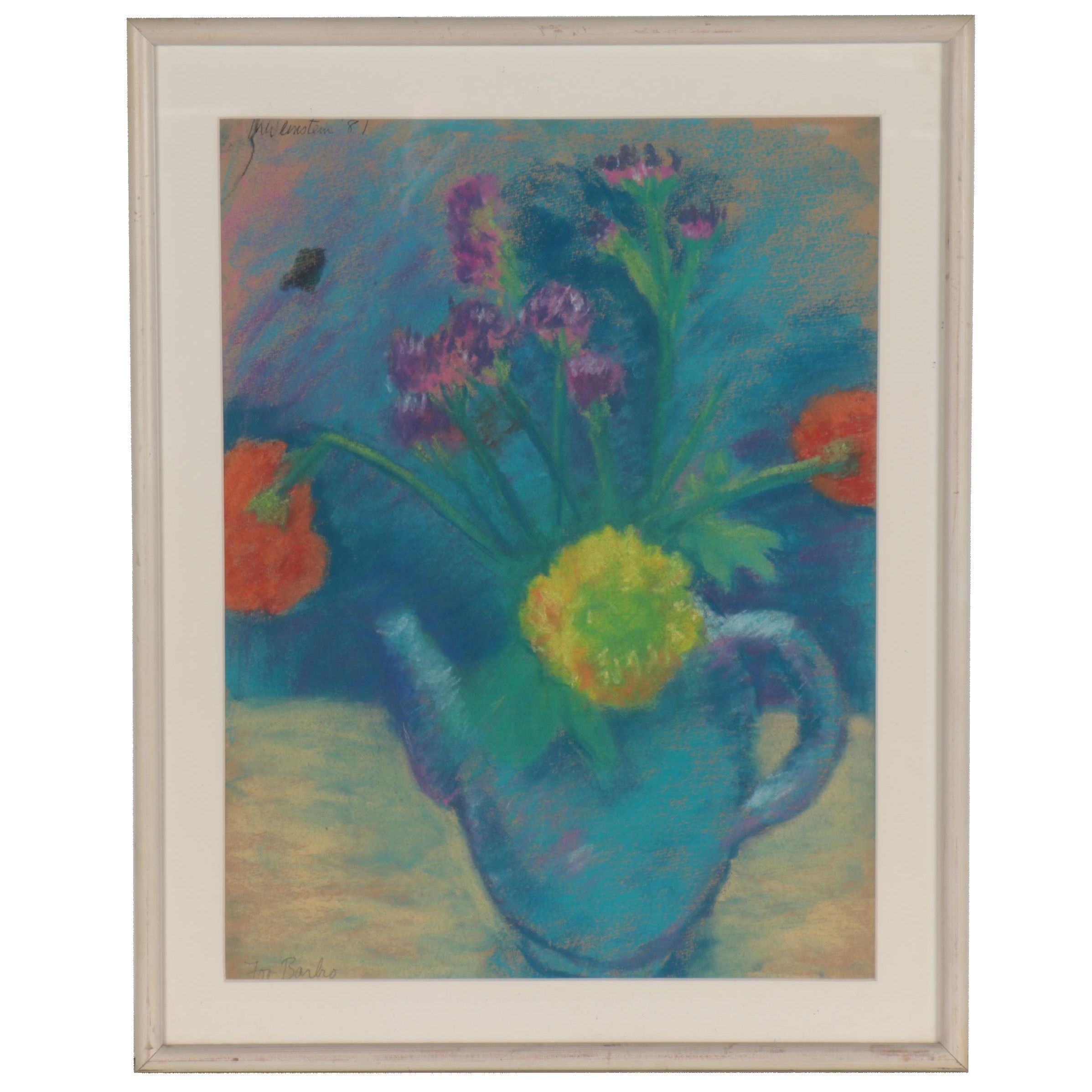 Still Life Pastel Drawing, 1981