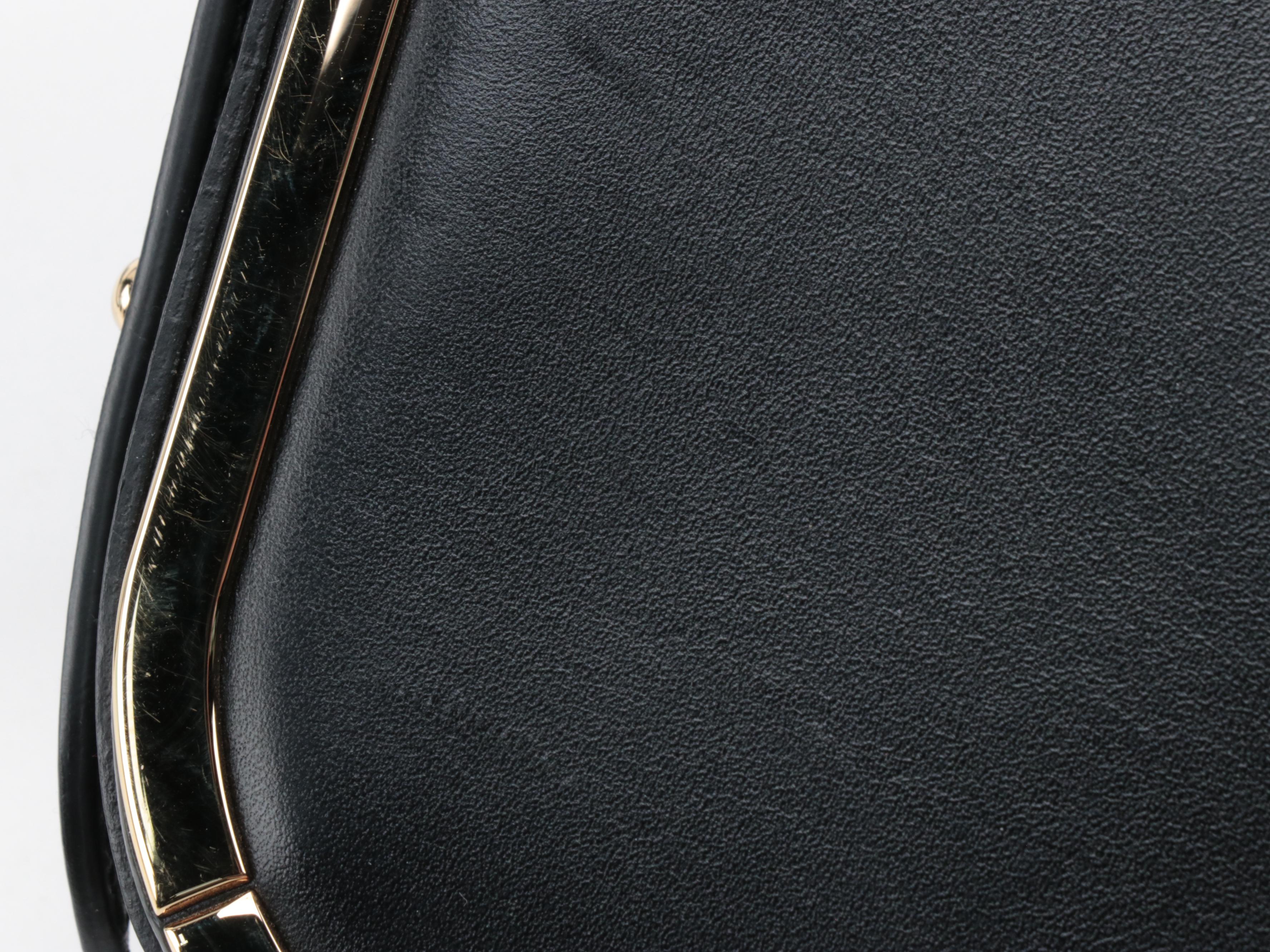 Salvatore Ferragamo Sabine Crossbody Bag in Black Leather