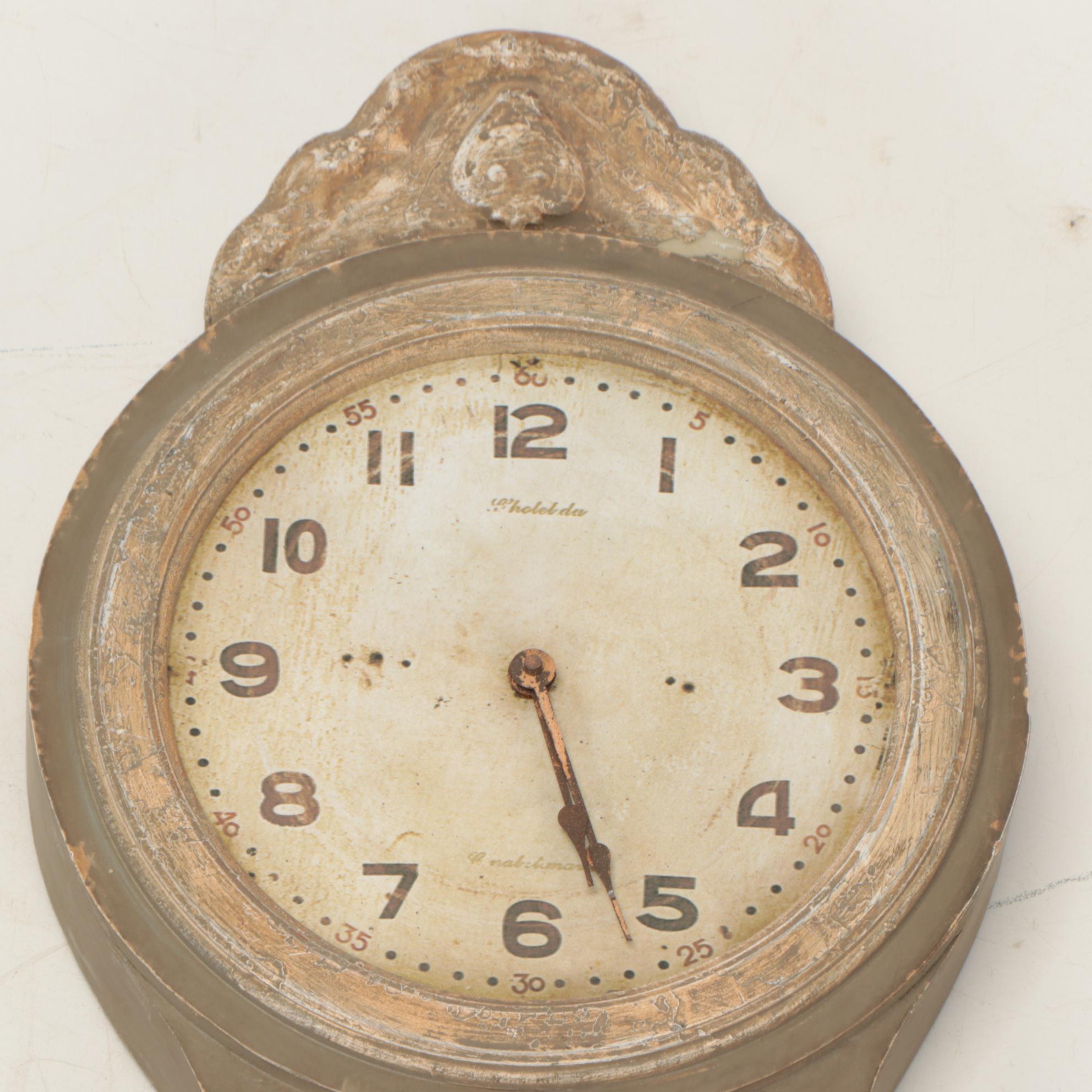 Creativeco-Op Painted French Style Wall Clock