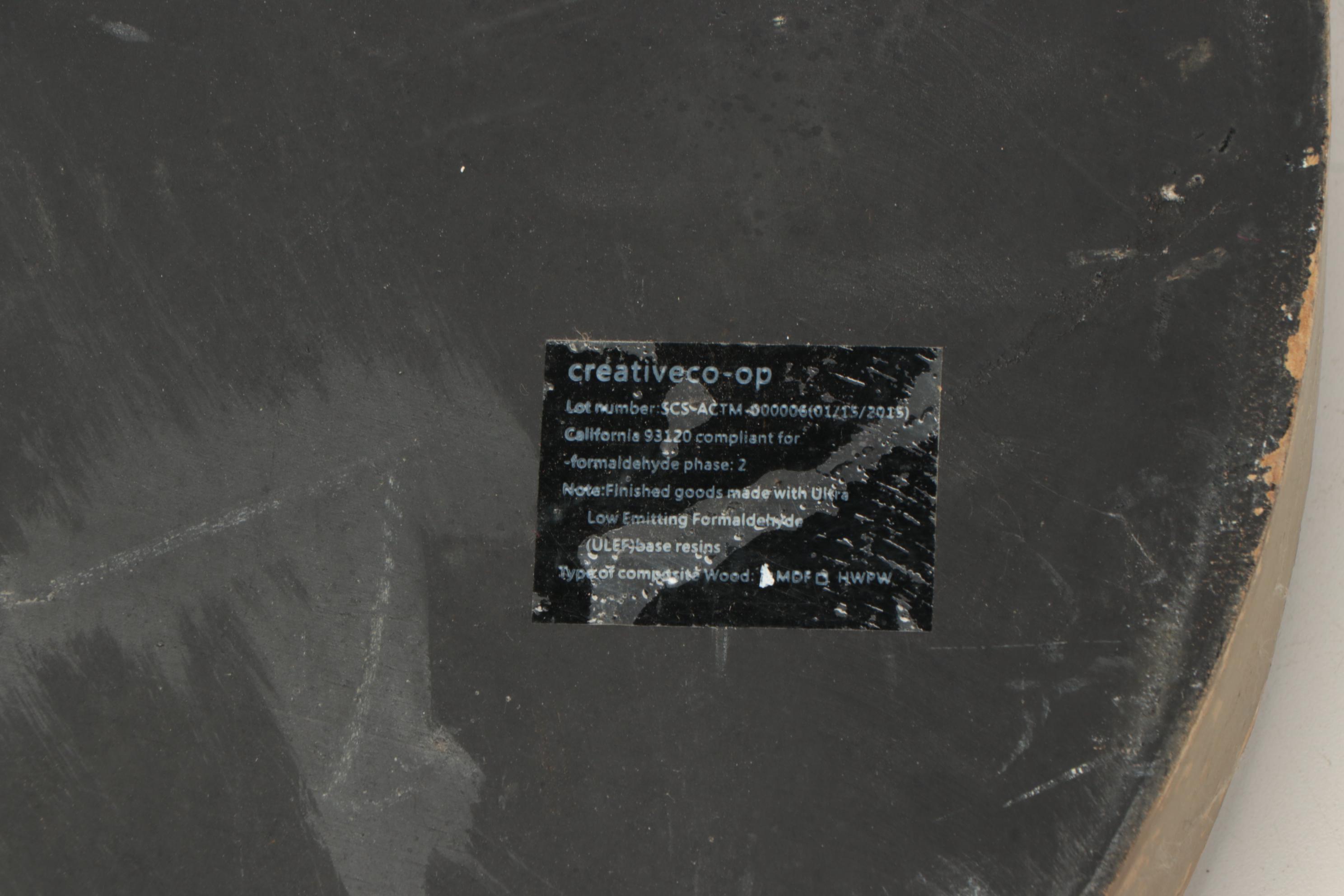 Creativeco-Op Painted French Style Wall Clock