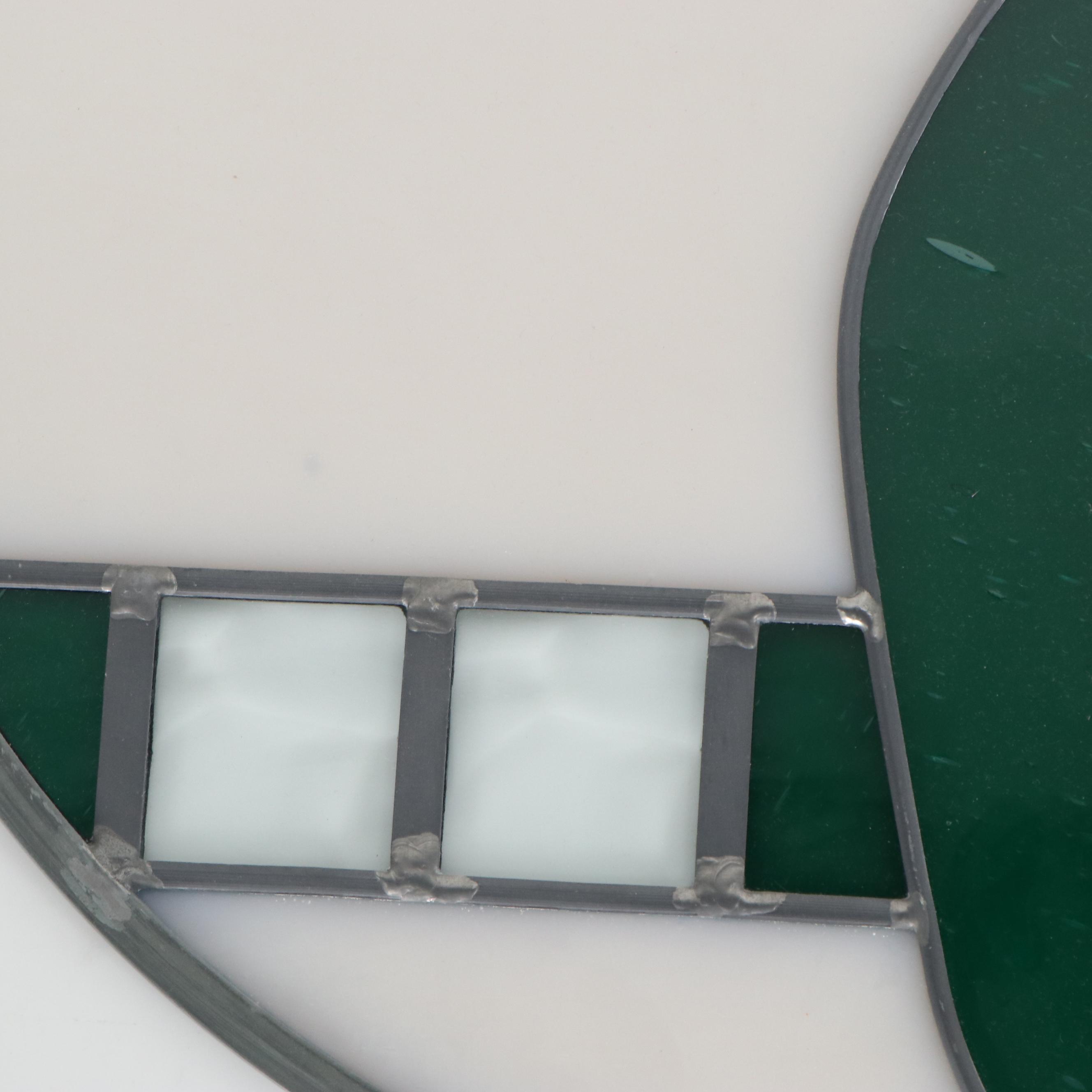 Abstract Leaded Acrylic Stained Glass Panel