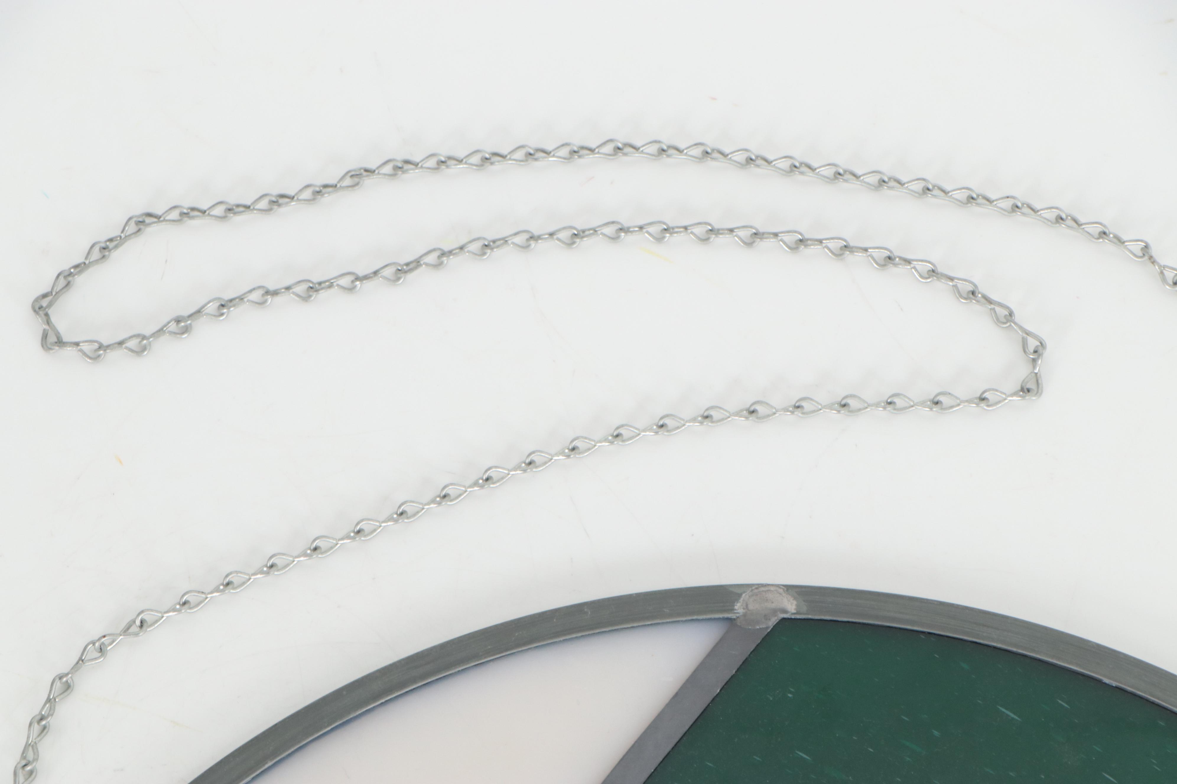 Abstract Leaded Acrylic Stained Glass Panel