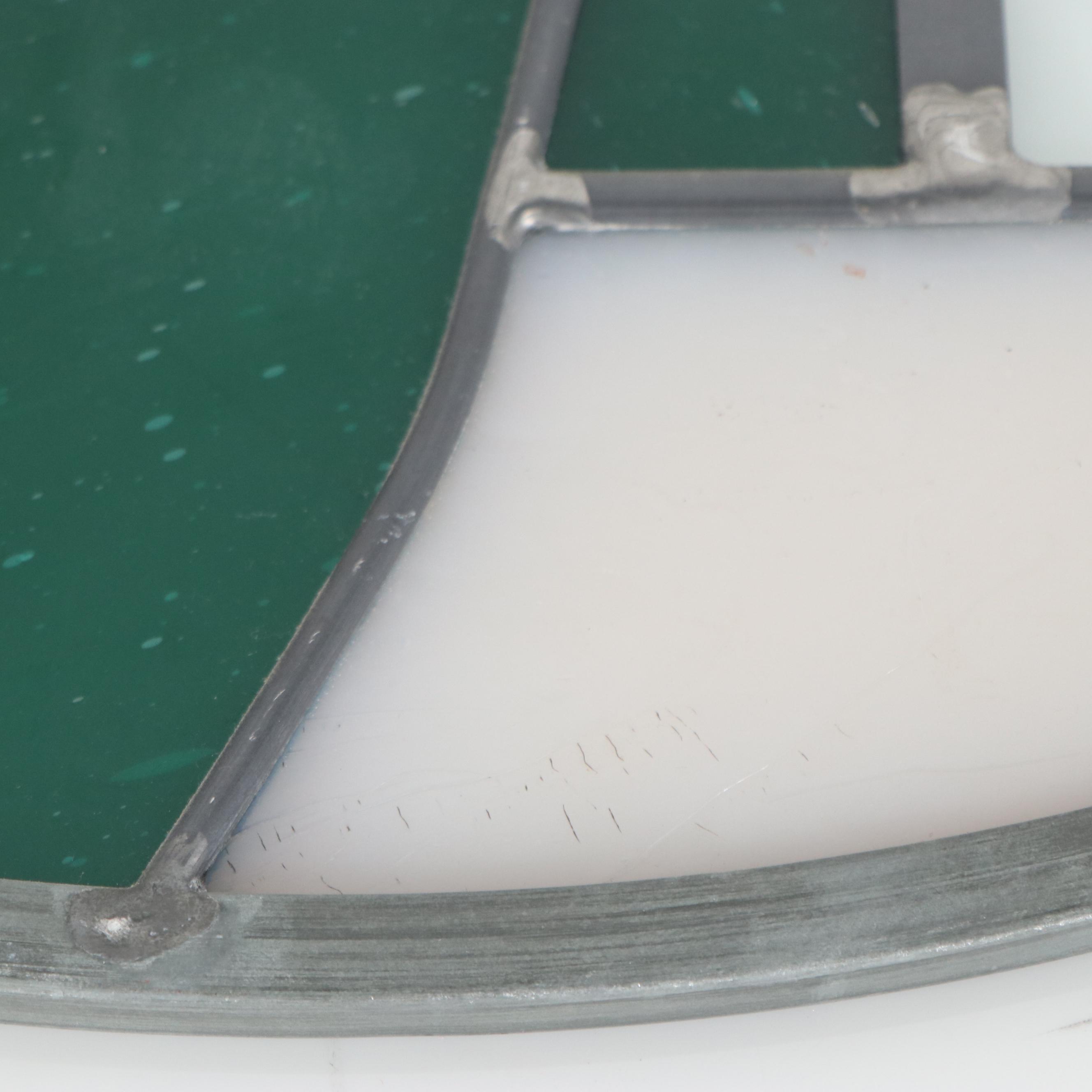 Abstract Leaded Acrylic Stained Glass Panel