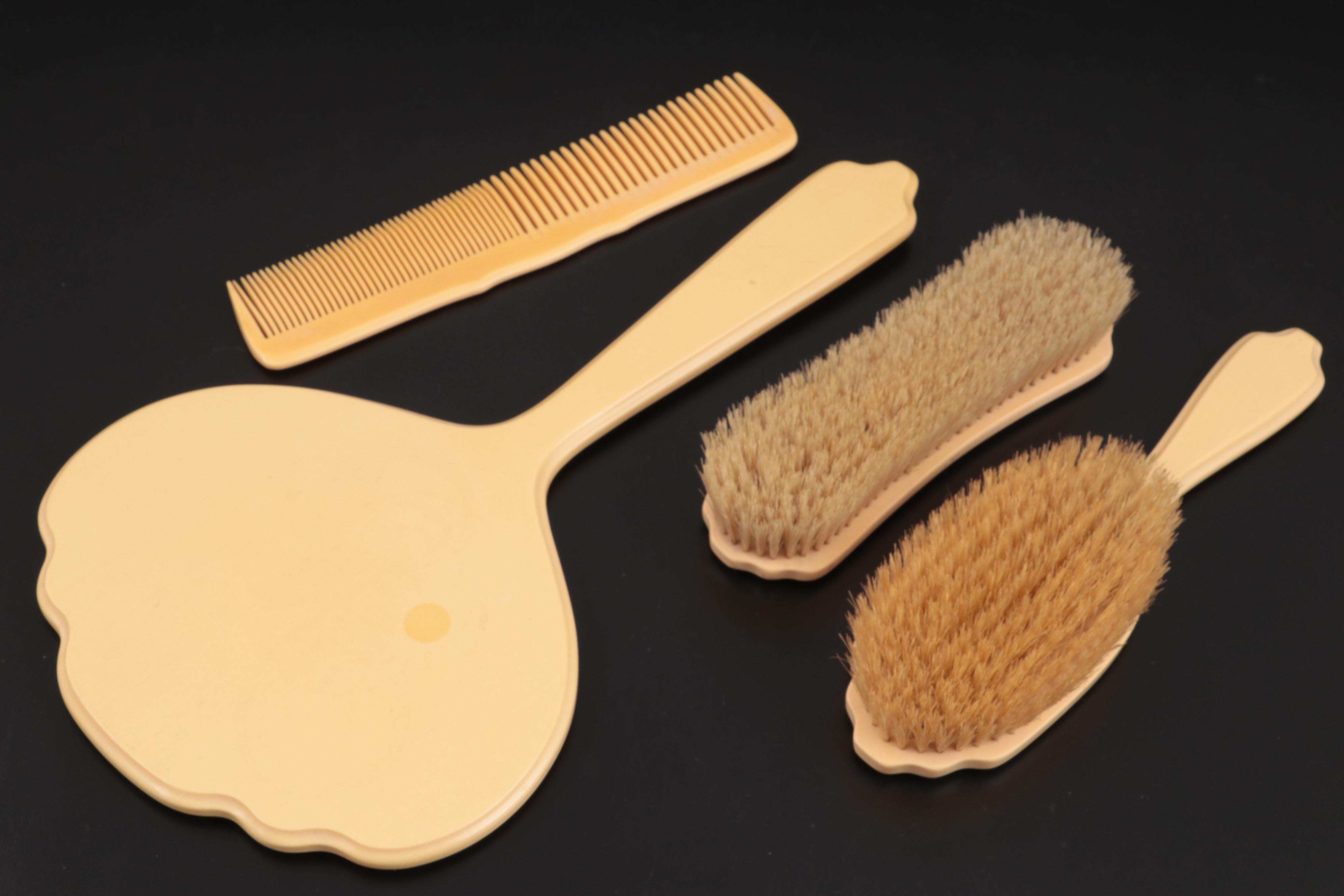 Fairfax "Ivory Fiberloid" and Other Celluloid Vanity Items