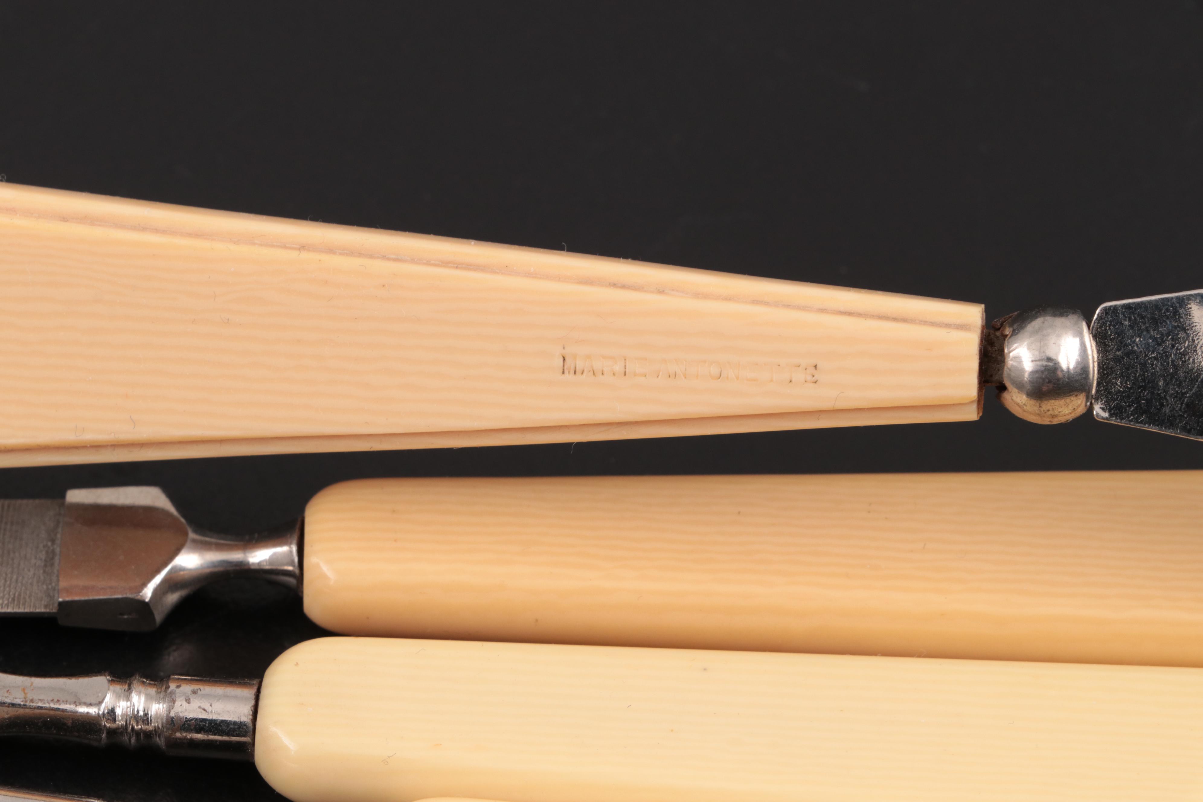 Fairfax "Ivory Fiberloid" and Other Celluloid Vanity Items