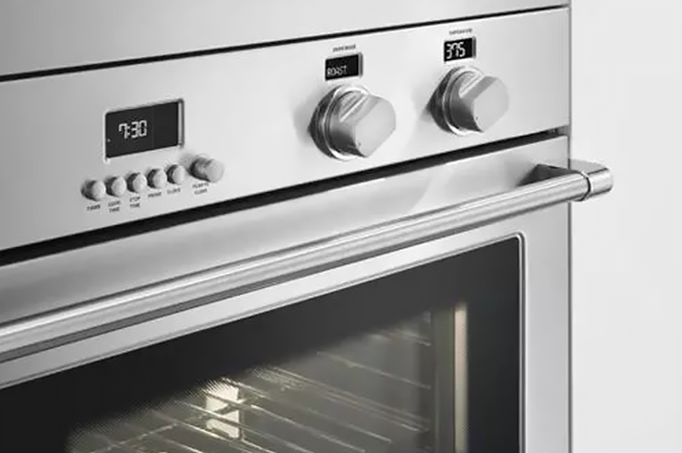 Fisher & Paykel Stainless Steel 30" Double Electric True Convection Wall Oven
