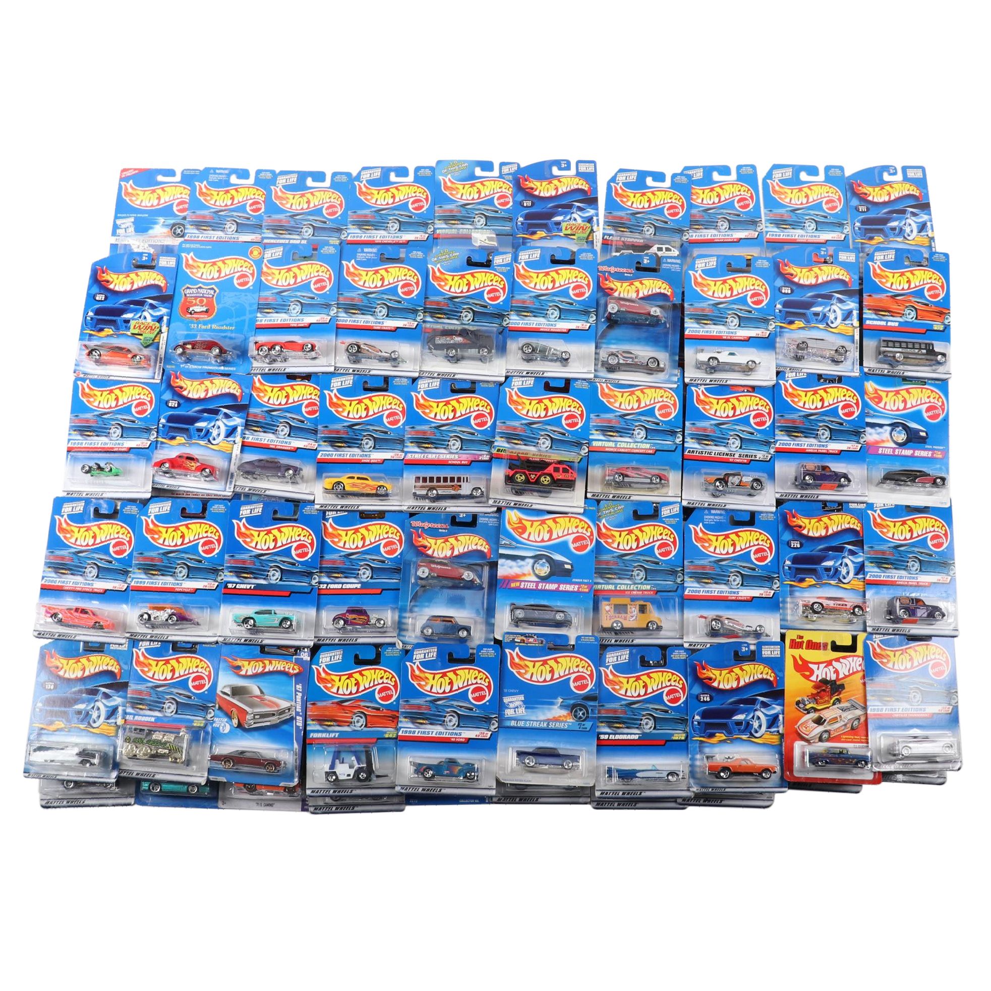 Mattel Hot Wheels Diecast Model Cars in Original Packaging