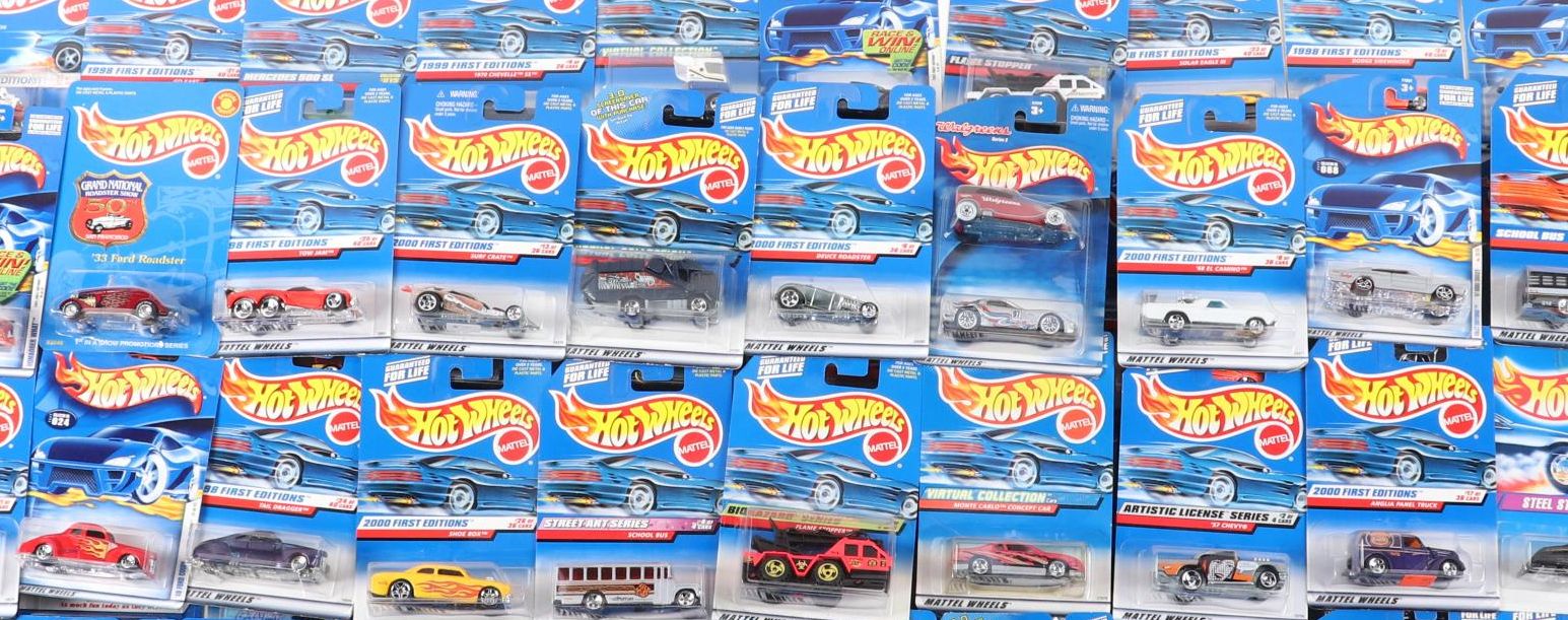 Mattel Hot Wheels Diecast Model Cars in Original Packaging