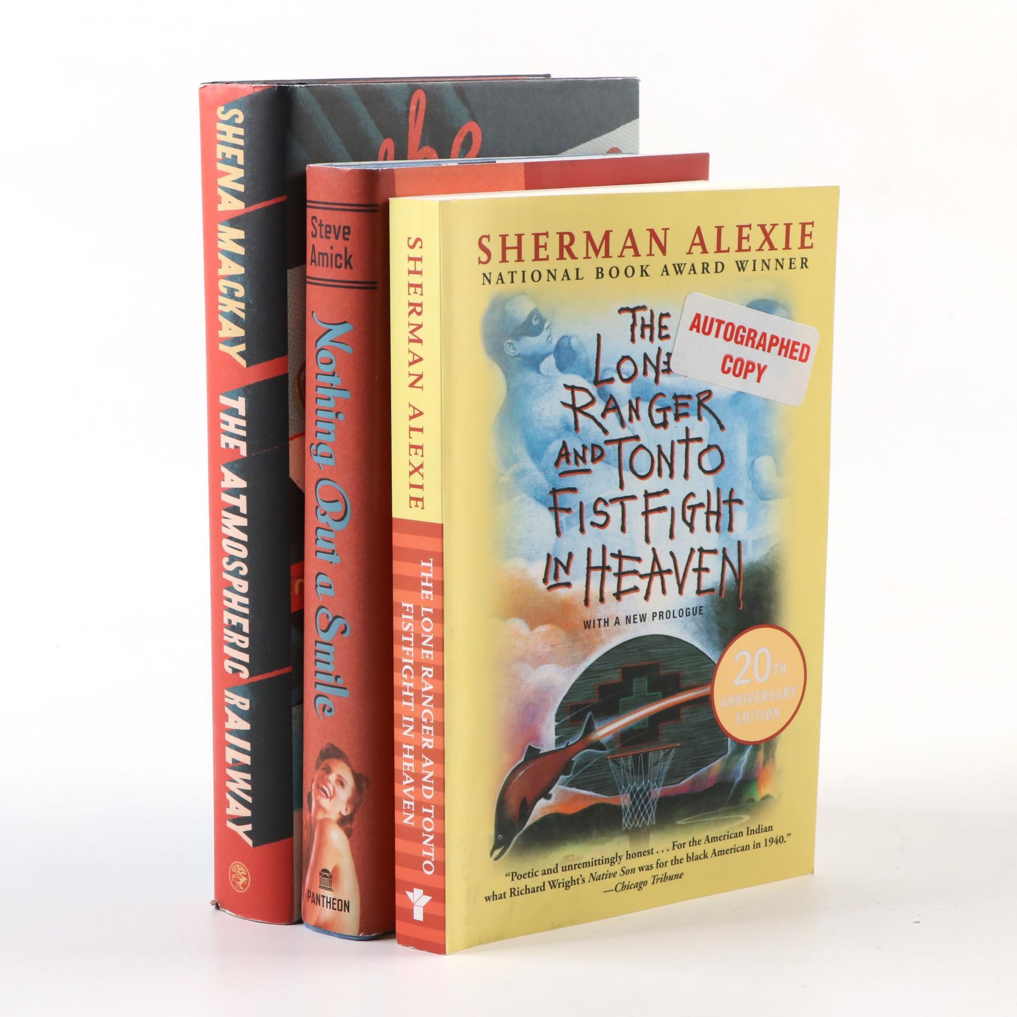 Signed First Edition Books Including "The Atmospheric Railway" by Shena Mackay