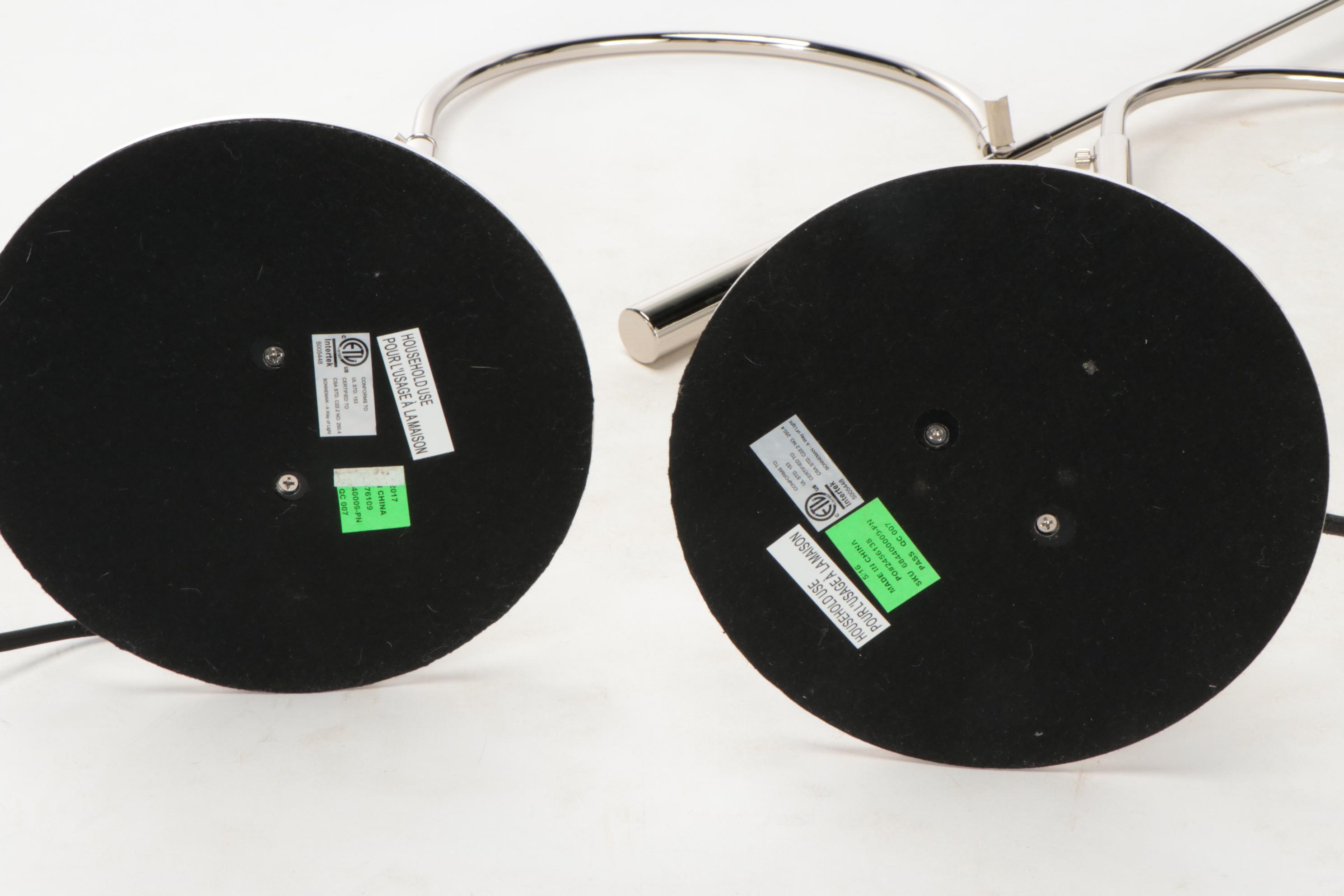 Restoration Hardware "Orbiter II" LED Task Table Lamps