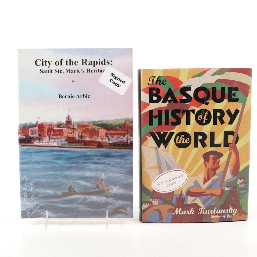 Signed First Edition "The Basque History of the World" by M. Kurlansky and More