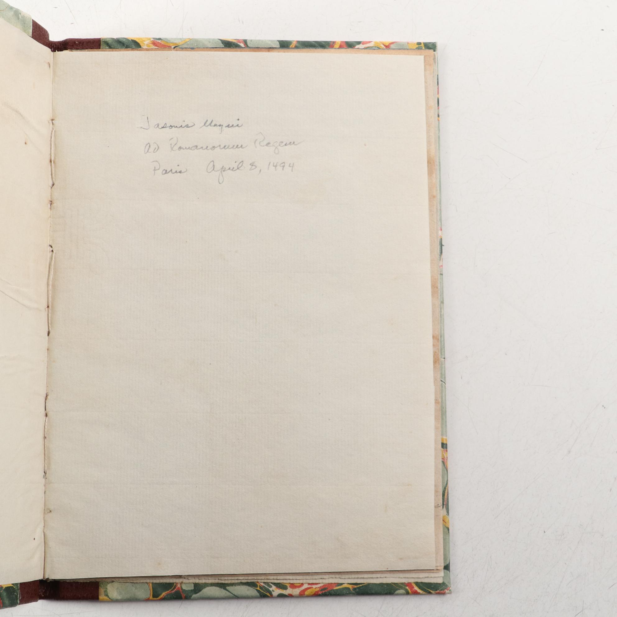 "Ad Romanorum Regem" by Giasone del Maino, 1494