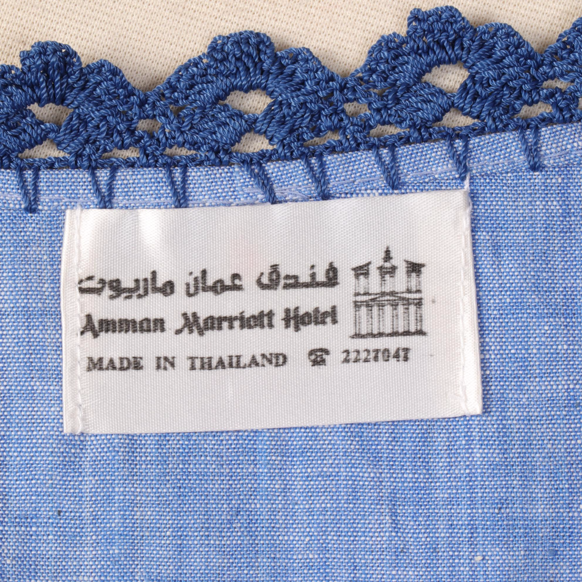 Amman Marriott Hotel Thai and Houdaigui Omar Moroccan Cotton Caftans