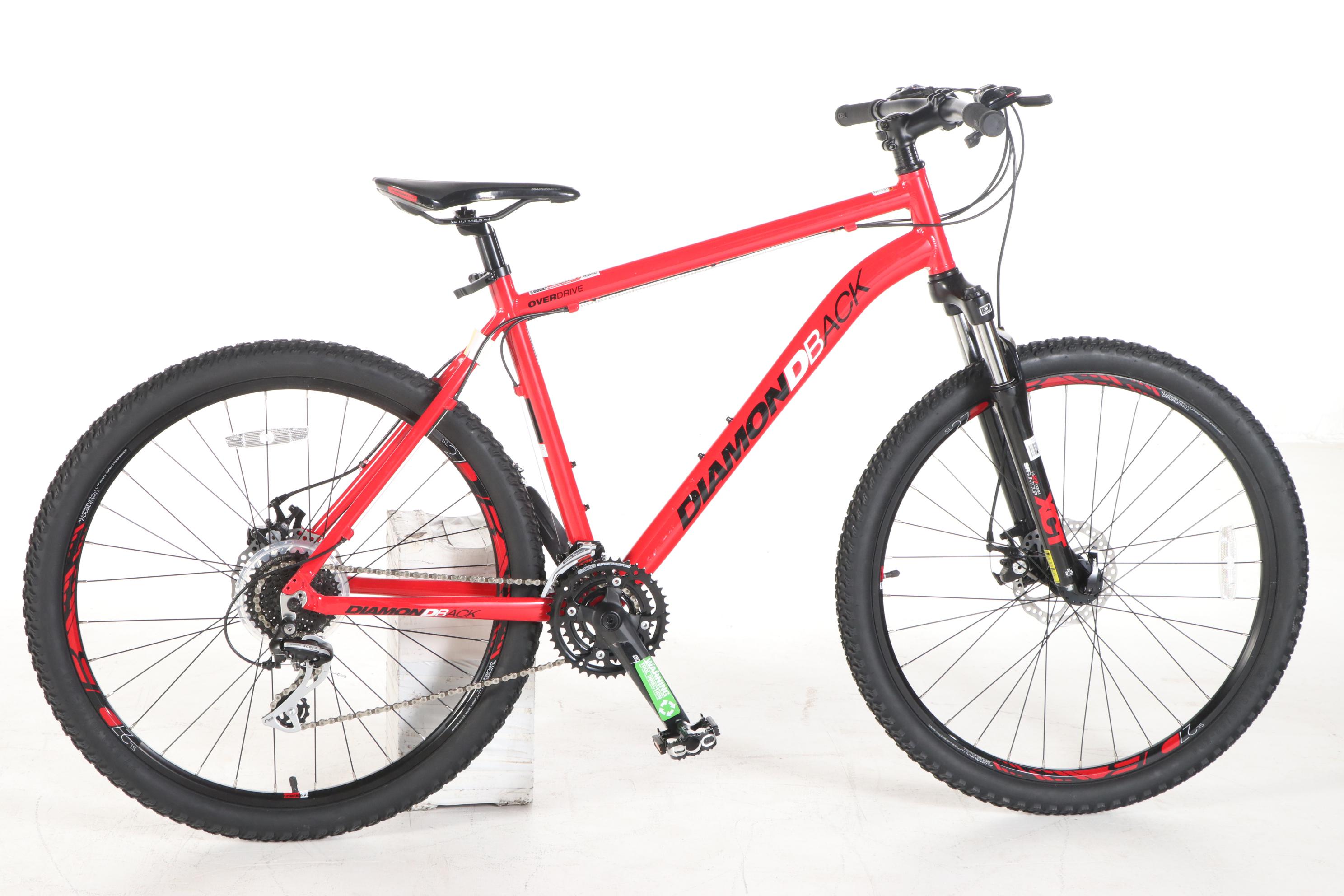 Diamondback Overdrive Mens Large Aluminum Frame 21 Speed Mountain Bike